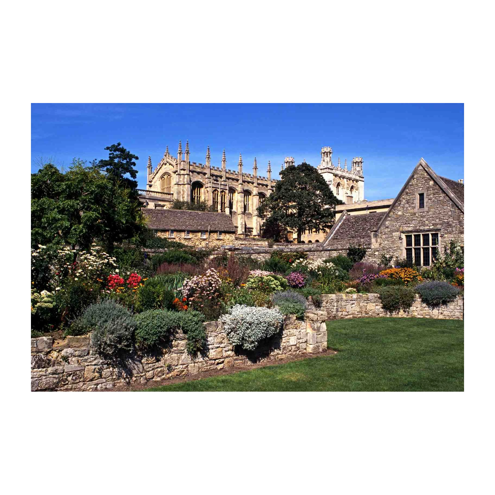 Historic English Garden Architecture Wall Art