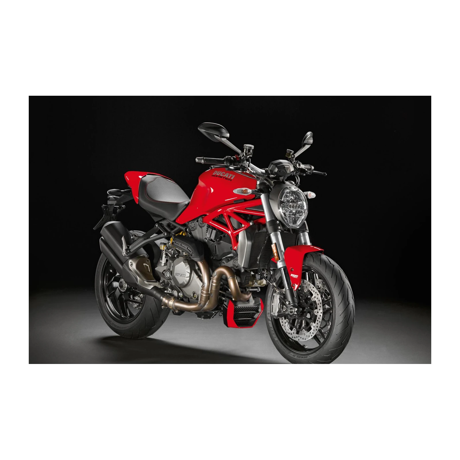 Iconic Red Ducati Monster Wall Art