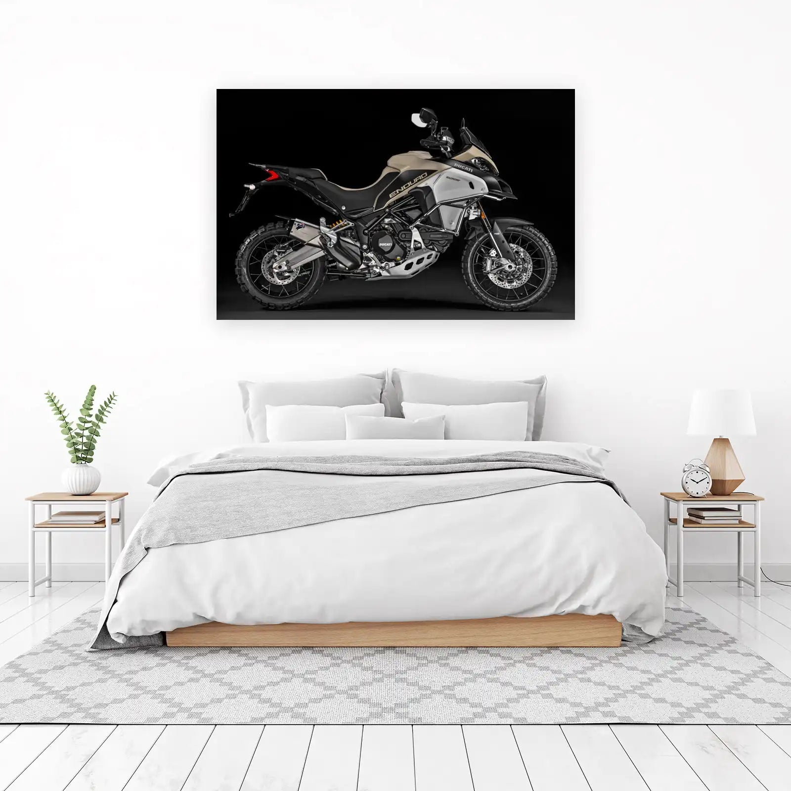 Ducati Enduro Adventure Motorcycle Wall Art
