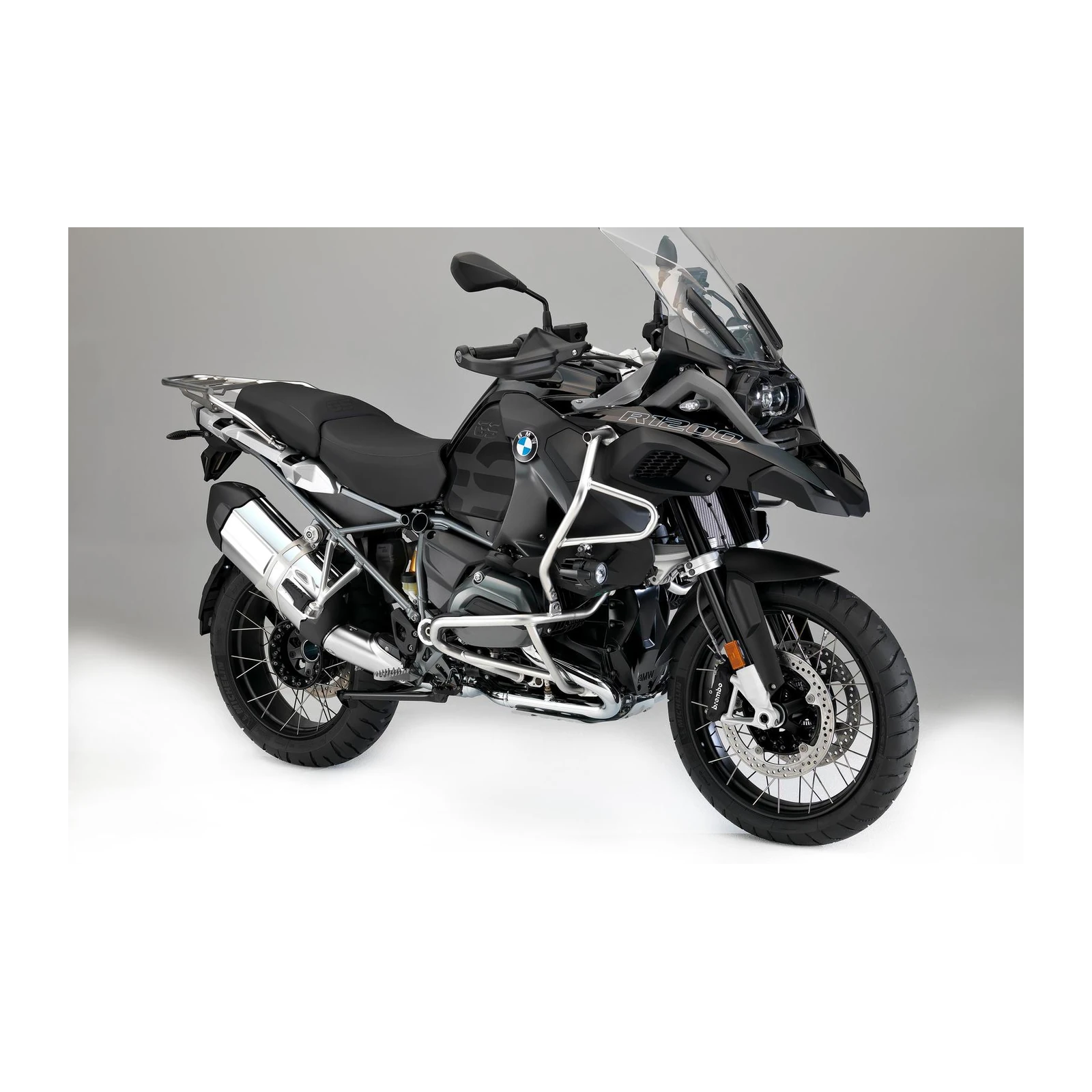 BMW Adventure Motorcycle Bold Black Wall Art