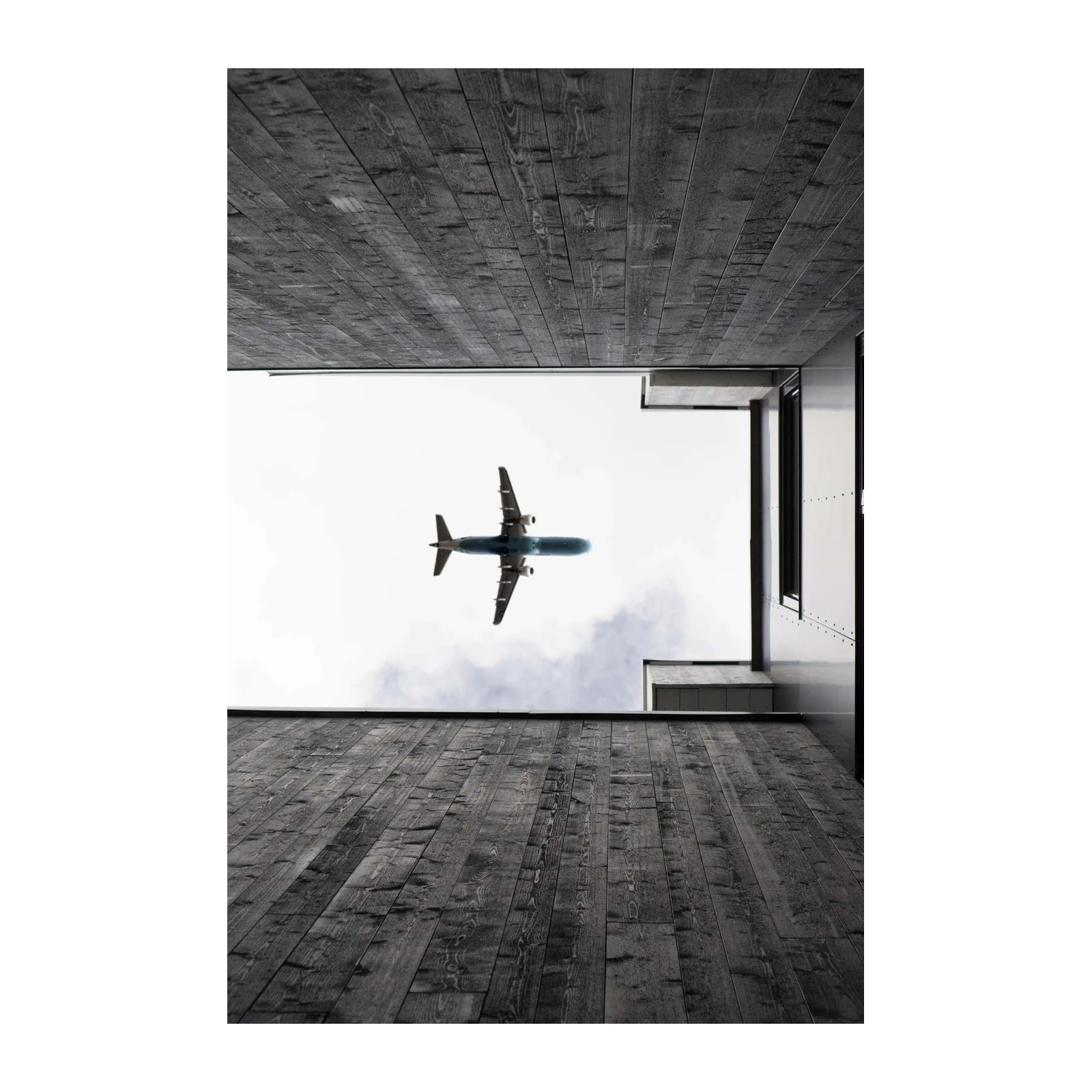 Airplane Overhead Architectural Wall Art