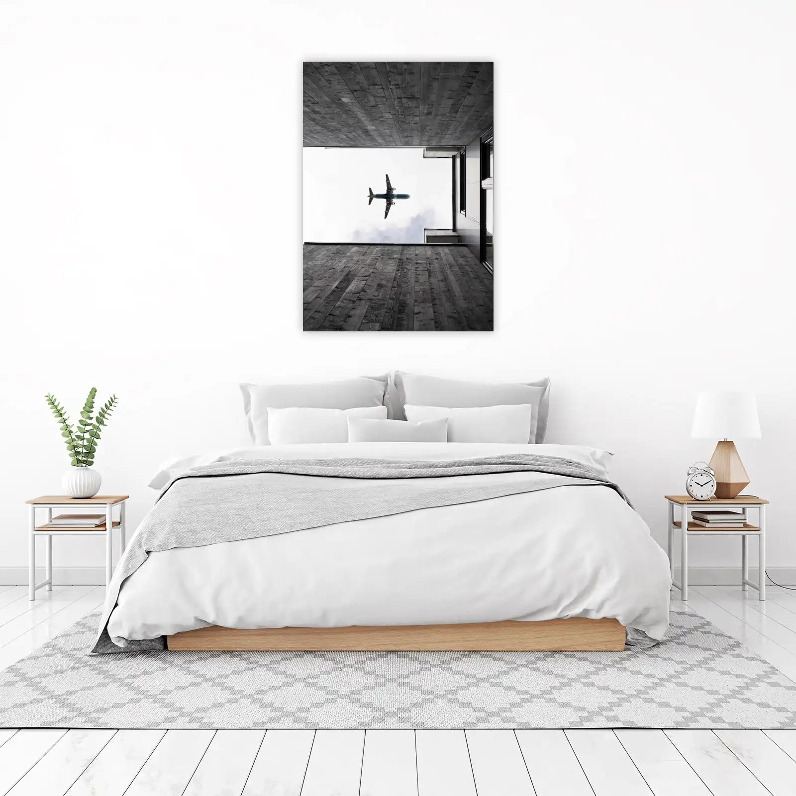 Airplane Overhead Architectural Wall Art