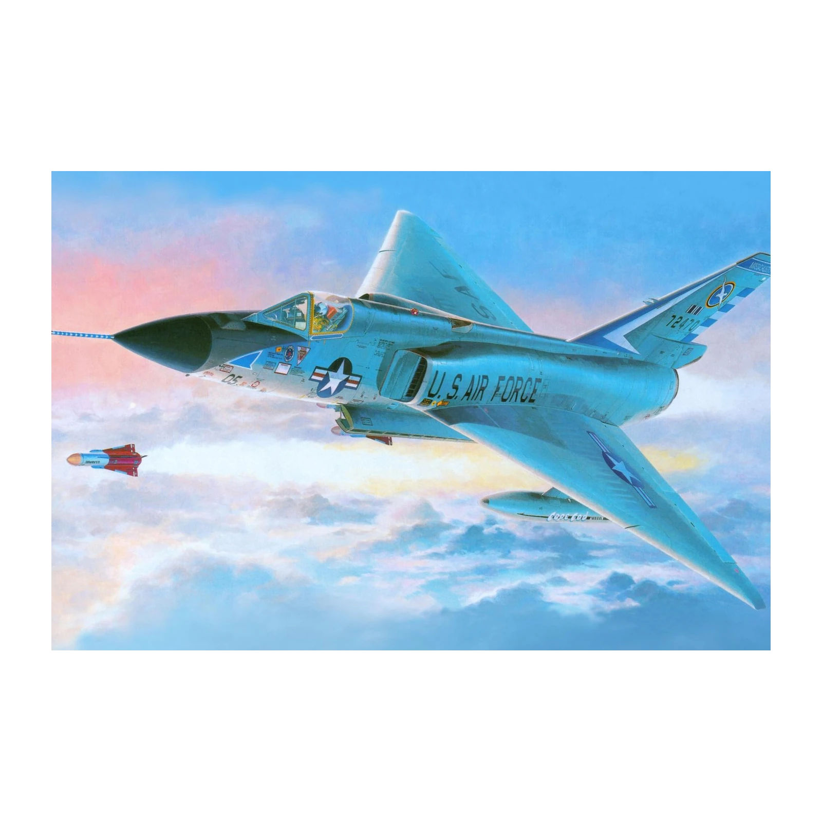 US Air Force Fighter Jet Art Wall Art