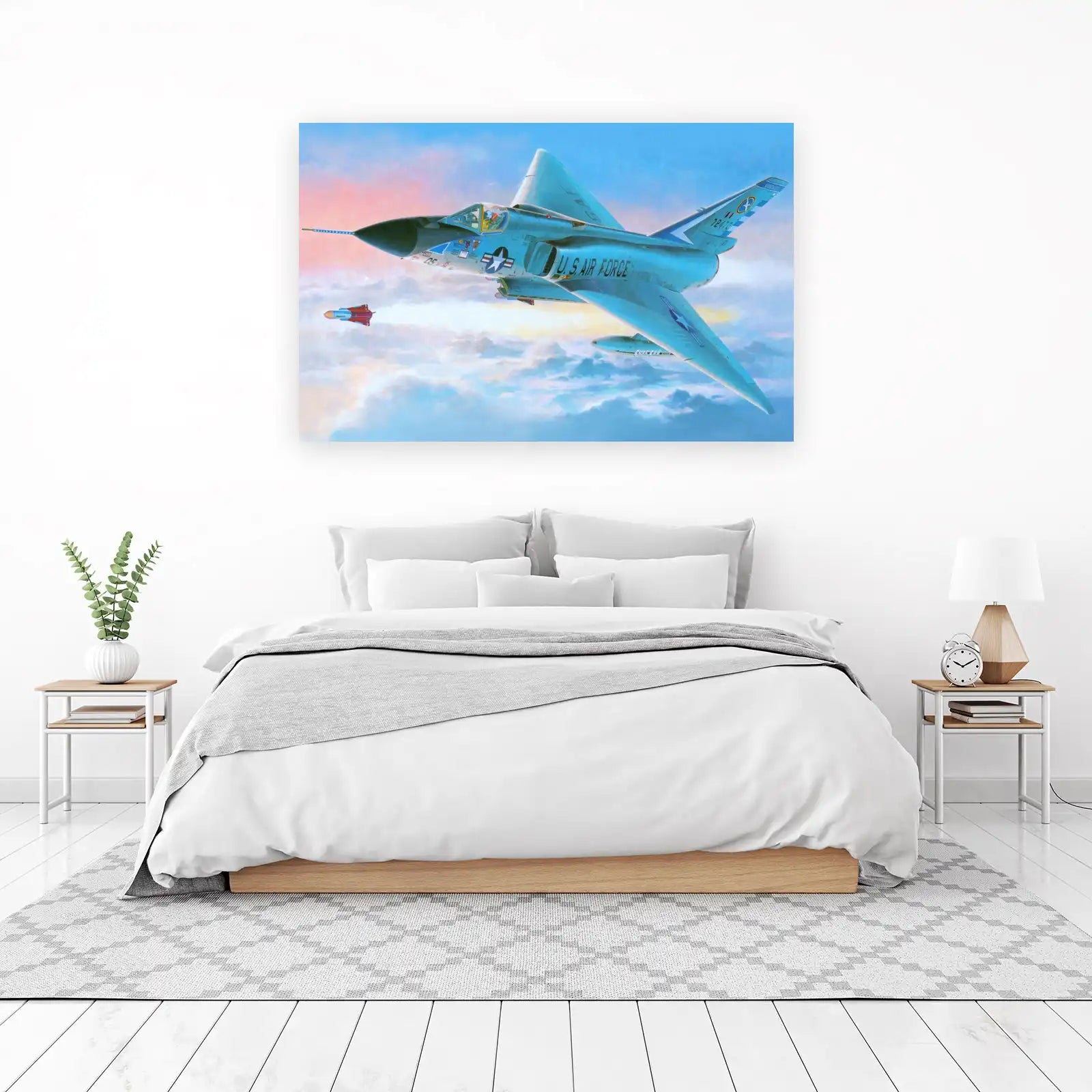 US Air Force Fighter Jet Art Wall Art