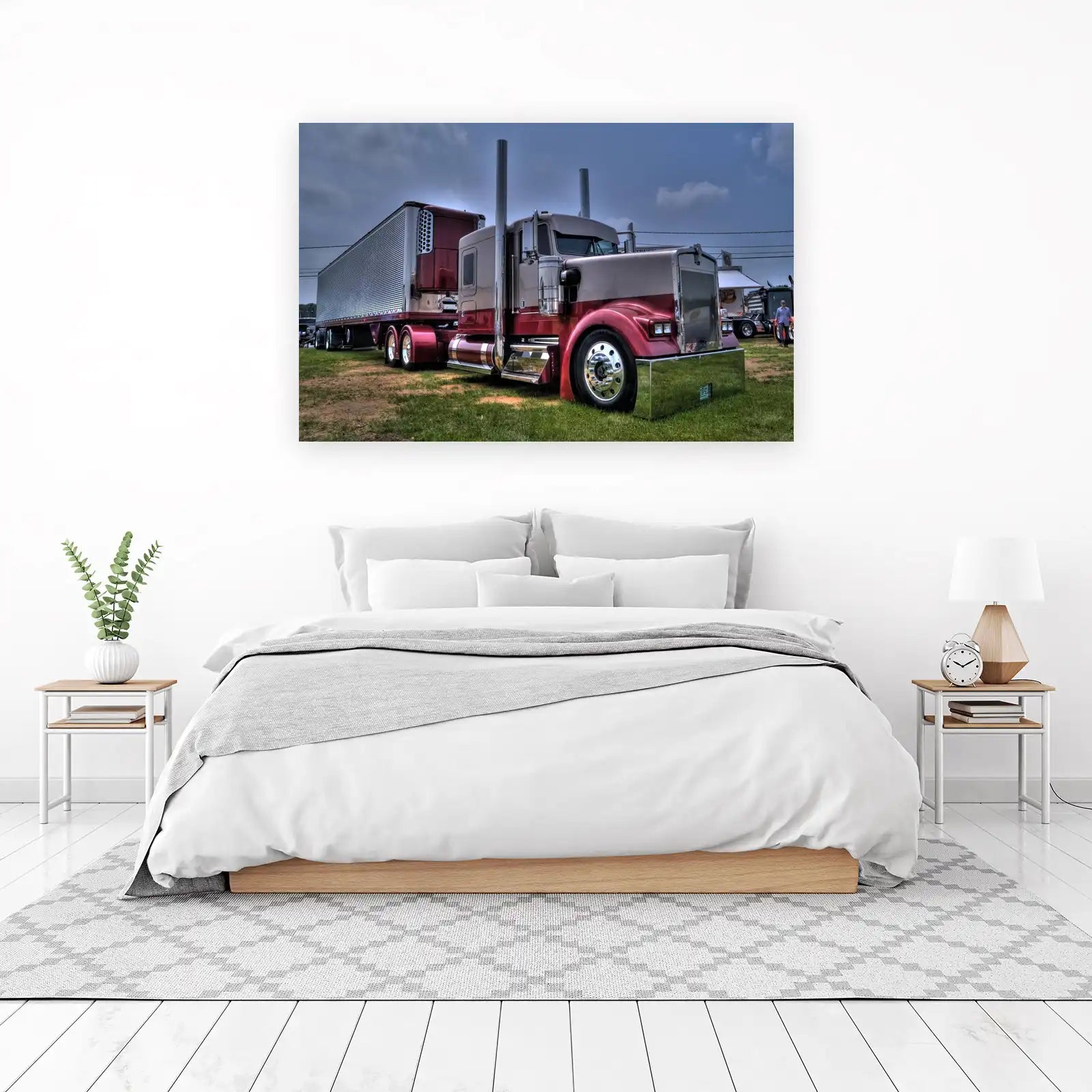 Show-Stopping Peterbilt Truck Wall Art