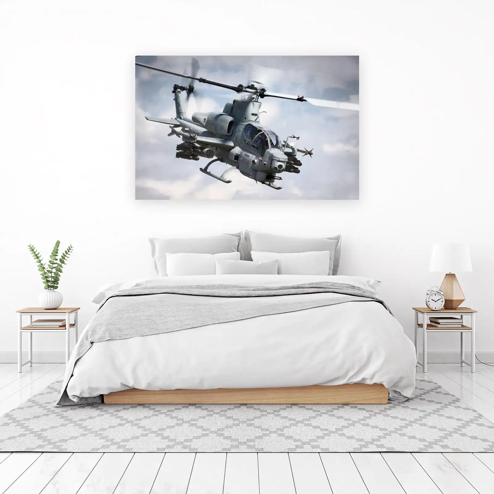 Attack Helicopter Power Wall Art