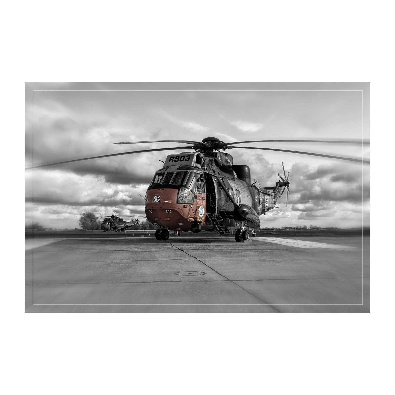Rescue Helicopter Aviation Art Wall Art