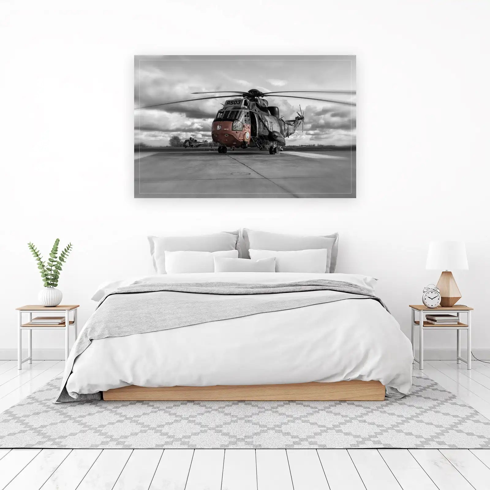 Rescue Helicopter Aviation Art Wall Art