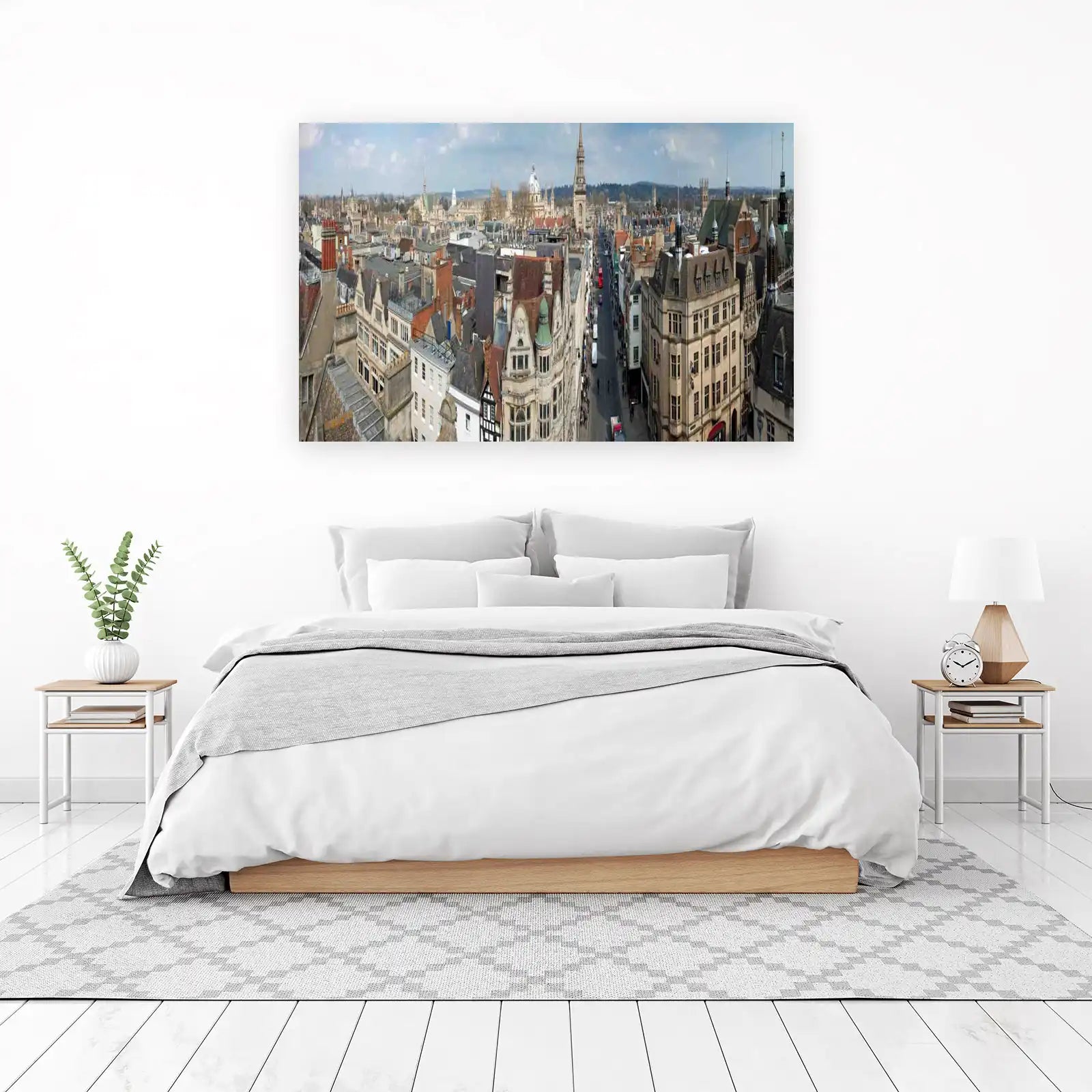Historic Oxford Skyline Wall Art