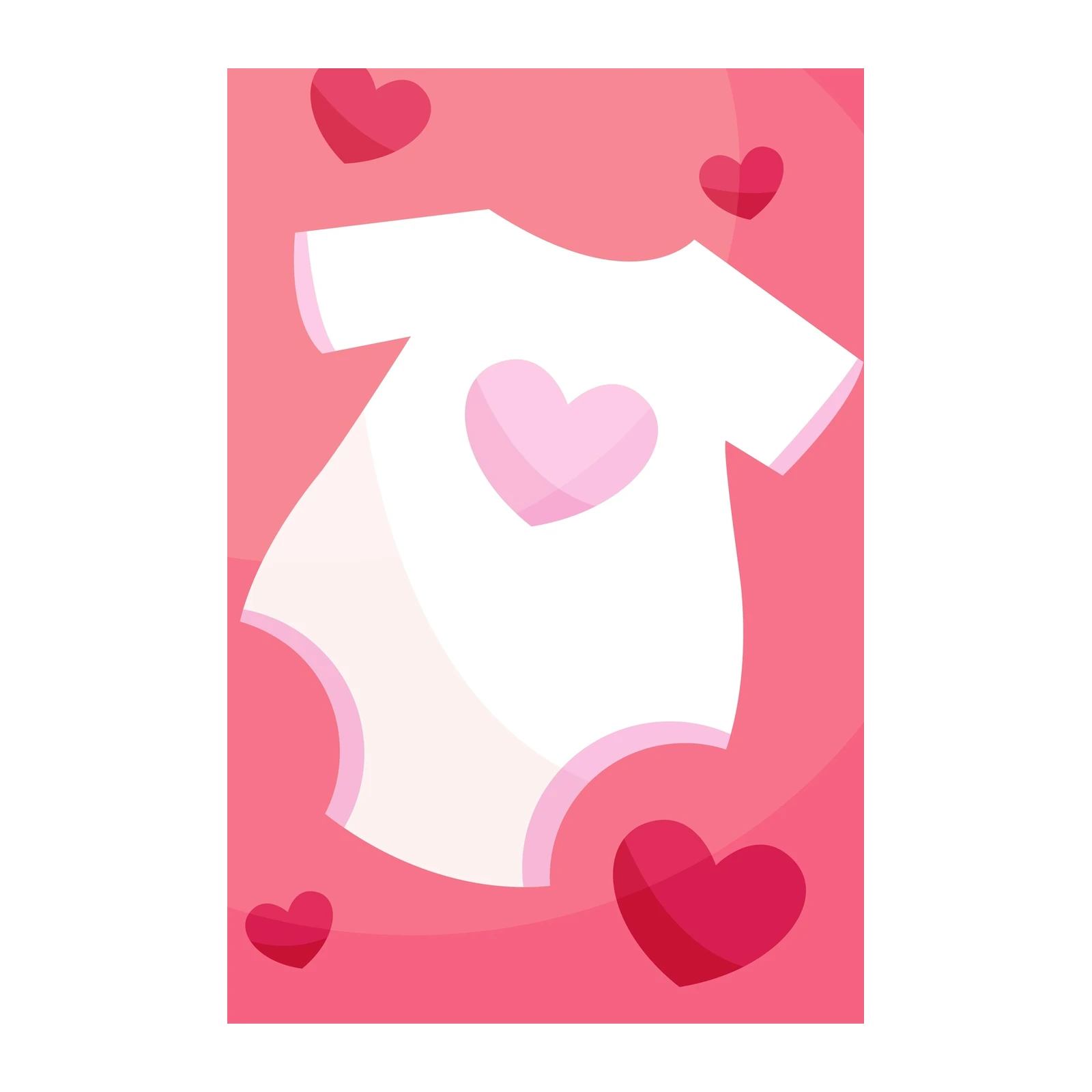 Sweet Baby Heart Bodysuit Art Wall Art