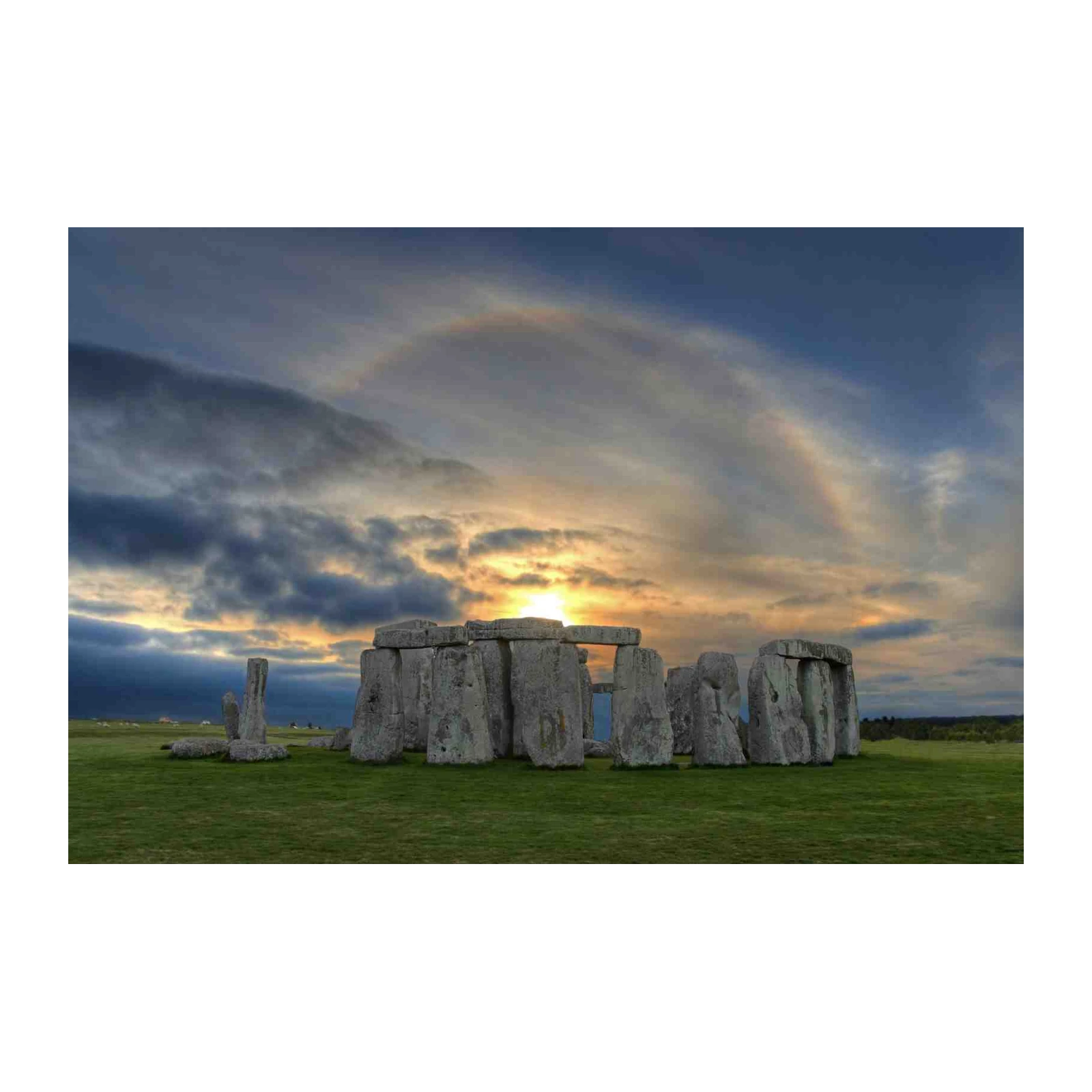 Mystical Stonehenge Sunset Wall Art