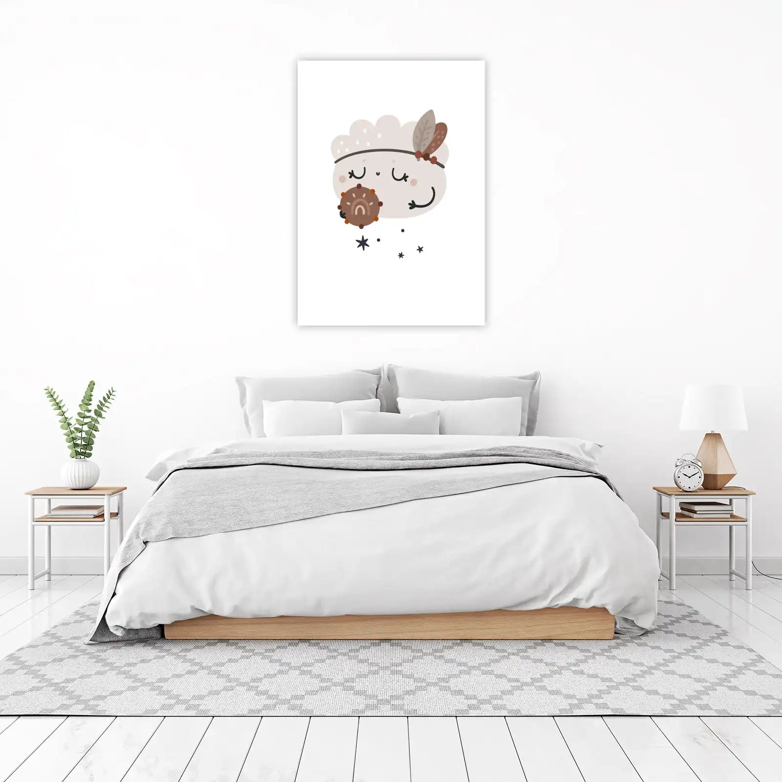 Boho Cloud Dreamer Wall Art