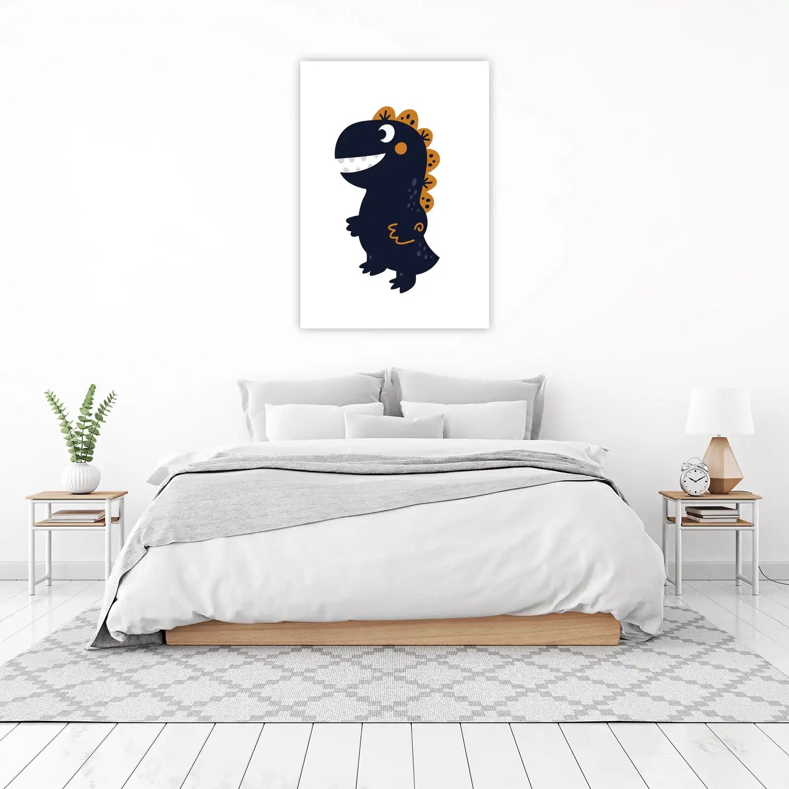 Cute Dinosaur Nursery Art Wall Art