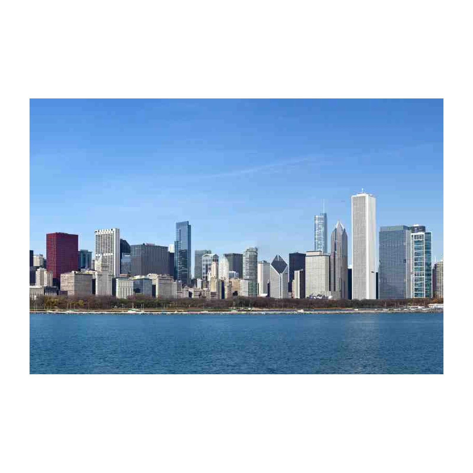 Chicago Skyline Panorama Wall Art