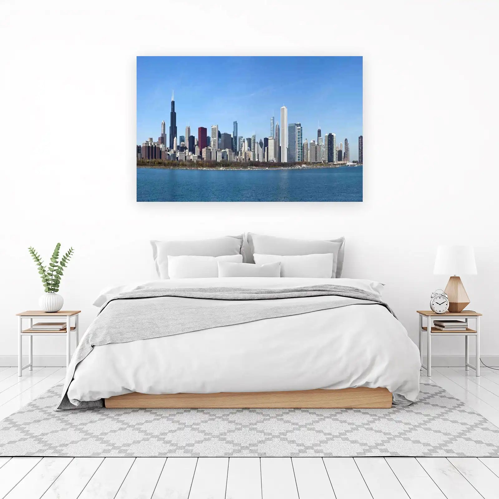 Chicago Skyline Panorama Wall Art