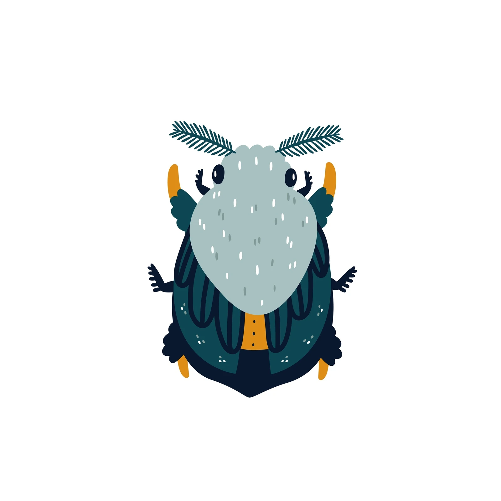 Whimsical Forest Creature Wall Art for Kids' Room
