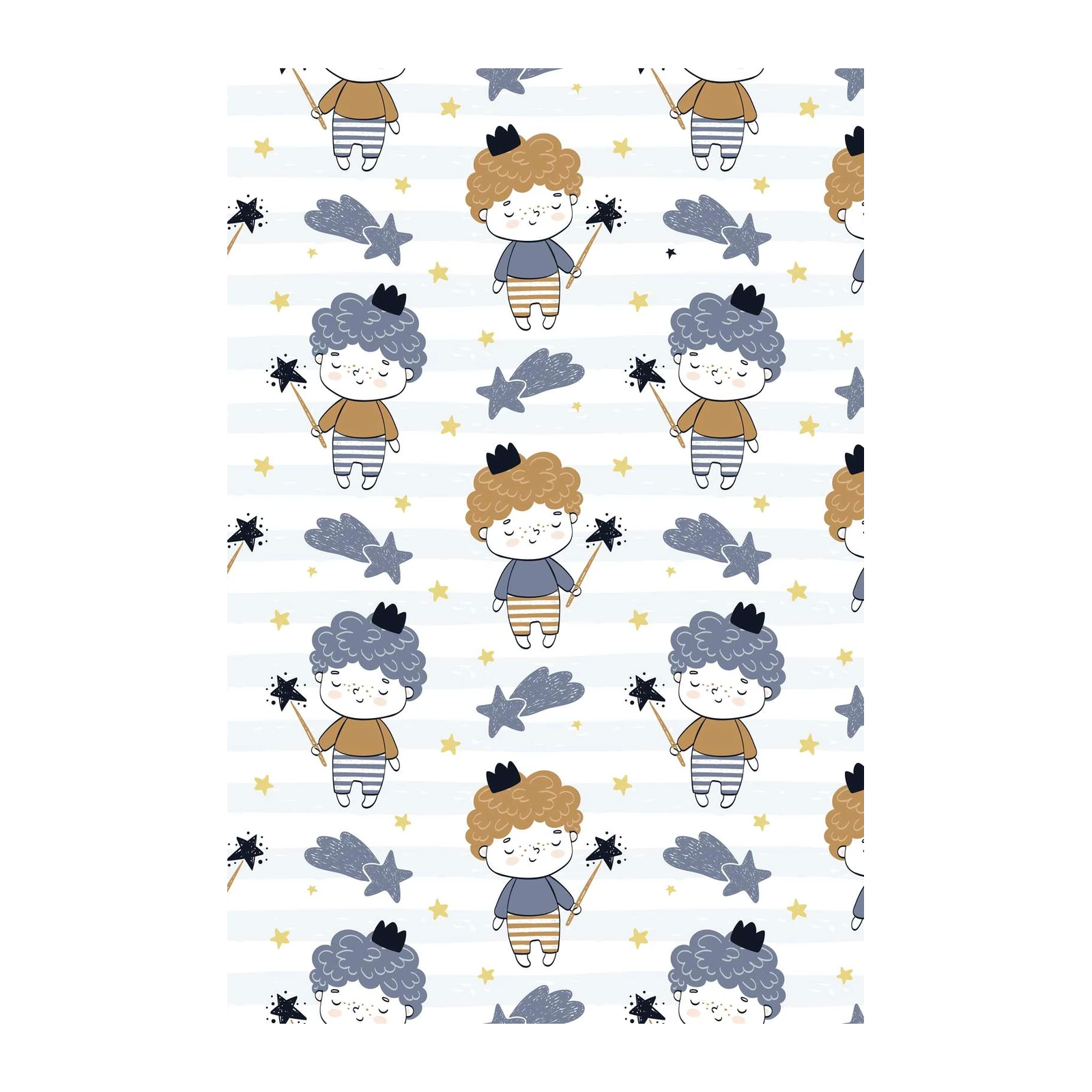 Whimsical Prince & Stars Wall Art