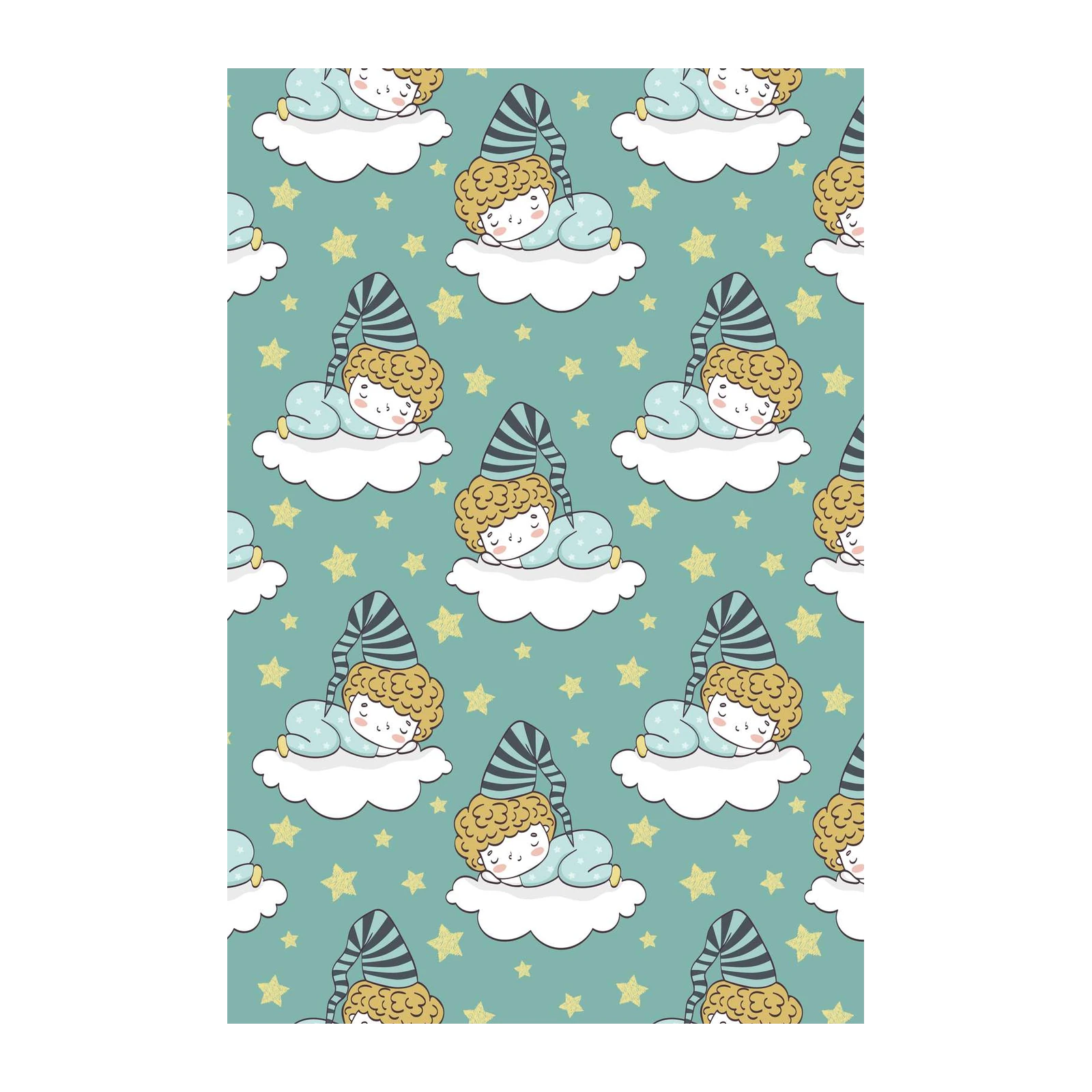Dreamy Cloud Baby Sleeping Wall Art