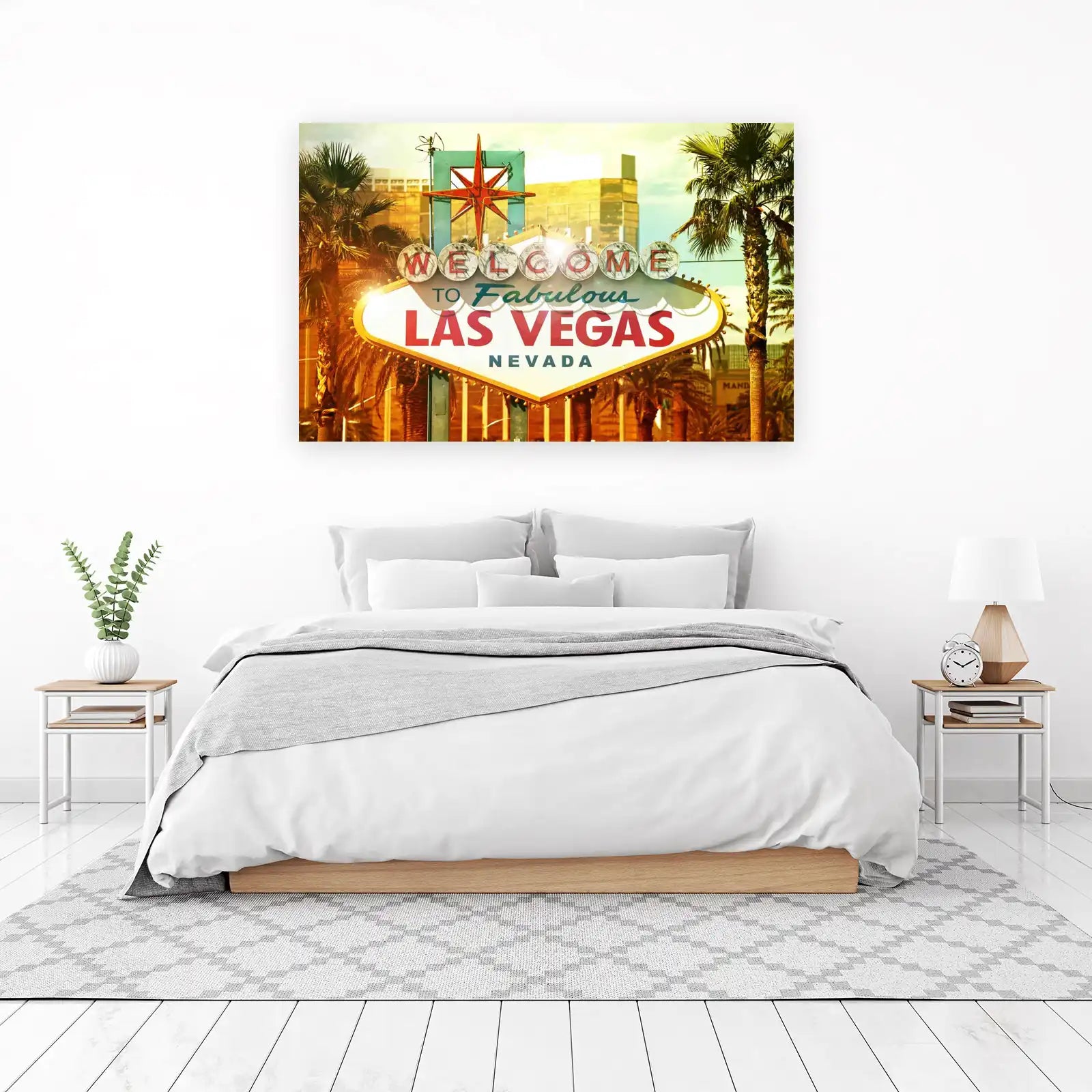 Iconic Welcome to Fabulous Las Vegas Wall Art