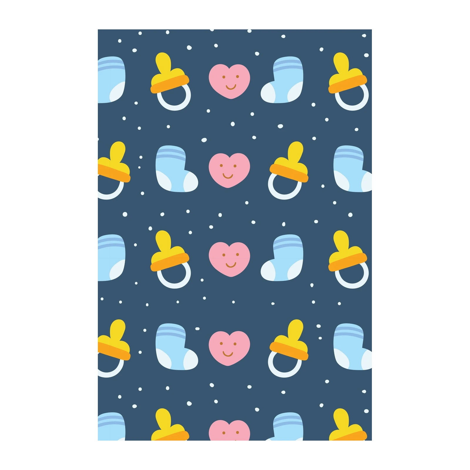 Cute Baby Socks & Pacifier Wall Art