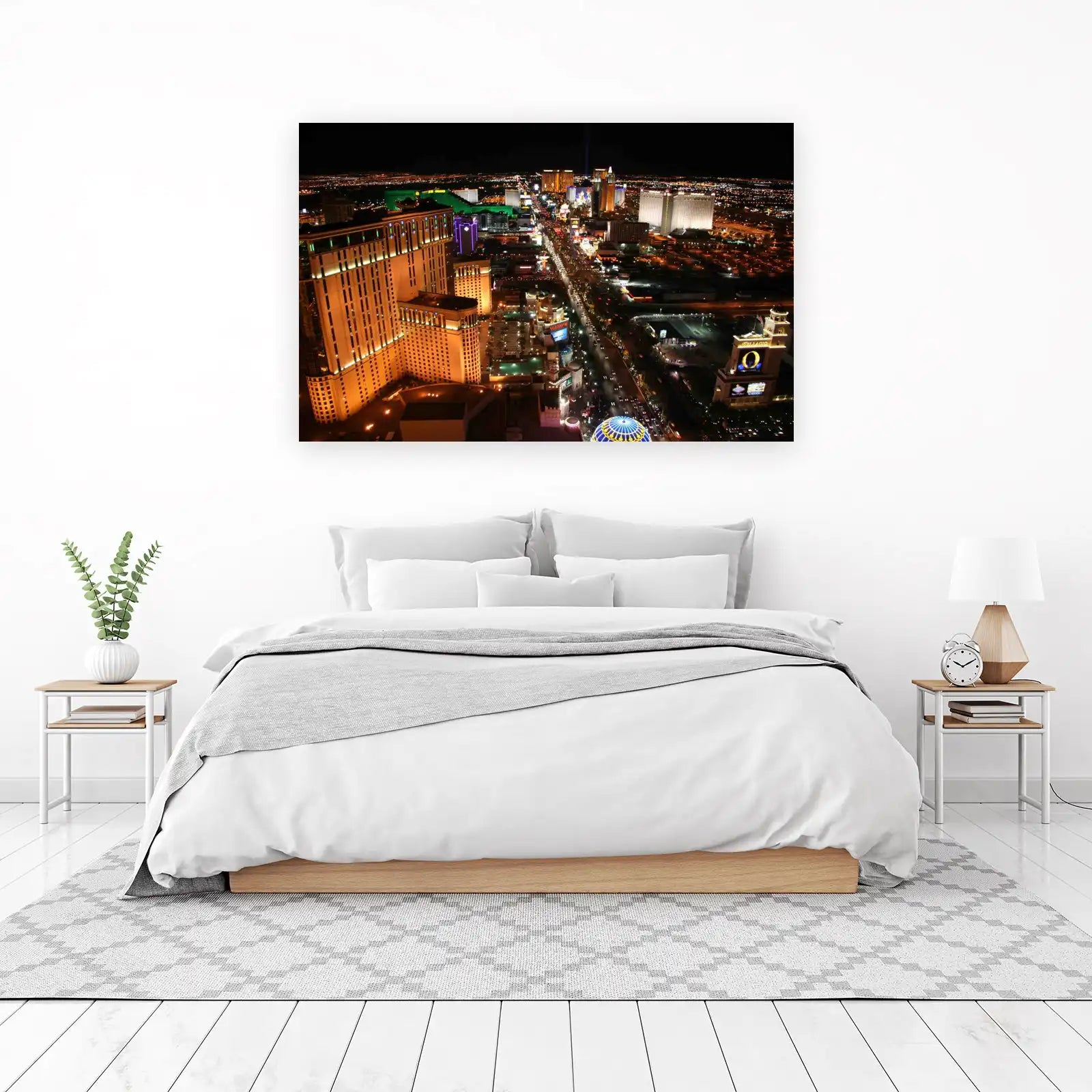 Vibrant Las Vegas Strip Nightscape Wall Art