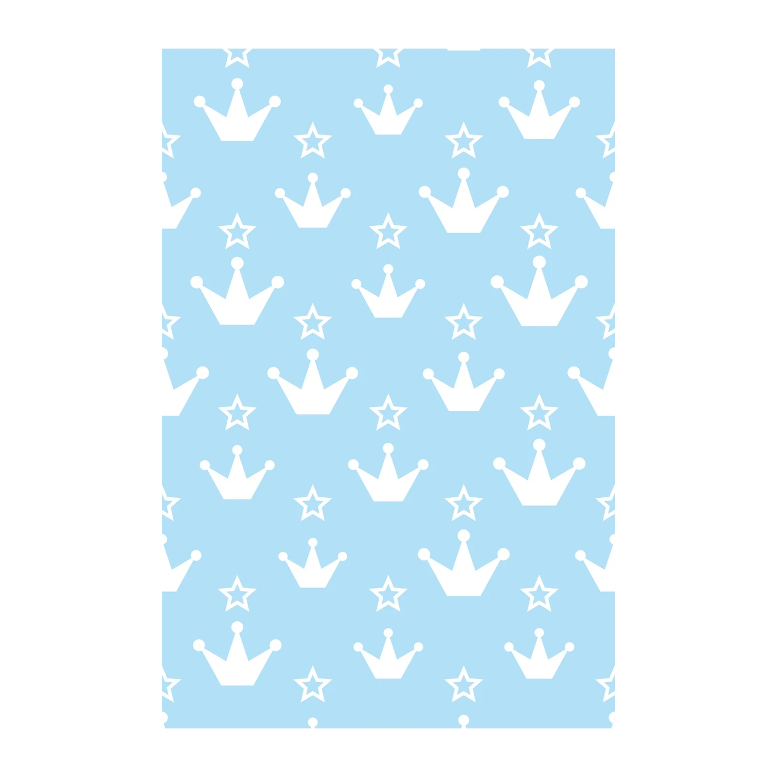 Charming Prince & Stars Baby Blue Wall Art