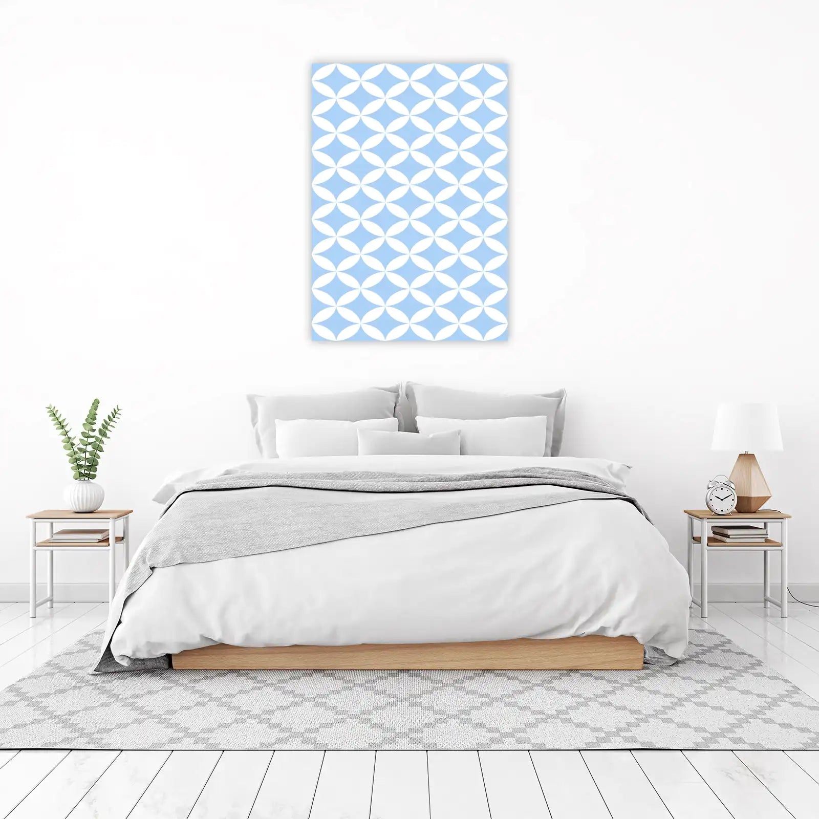 Geometric Interlocking Circles Wall Art