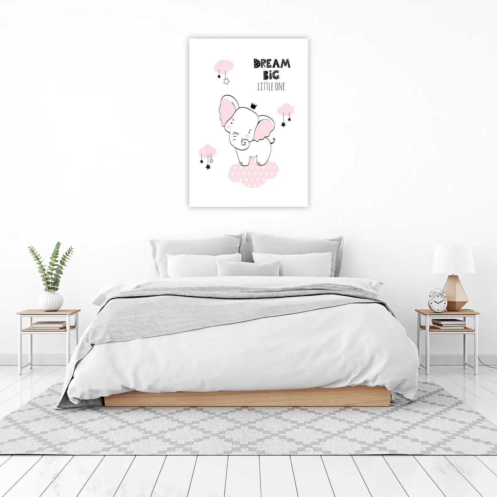 Adorable Elephant Dream Big Little One Wall Art