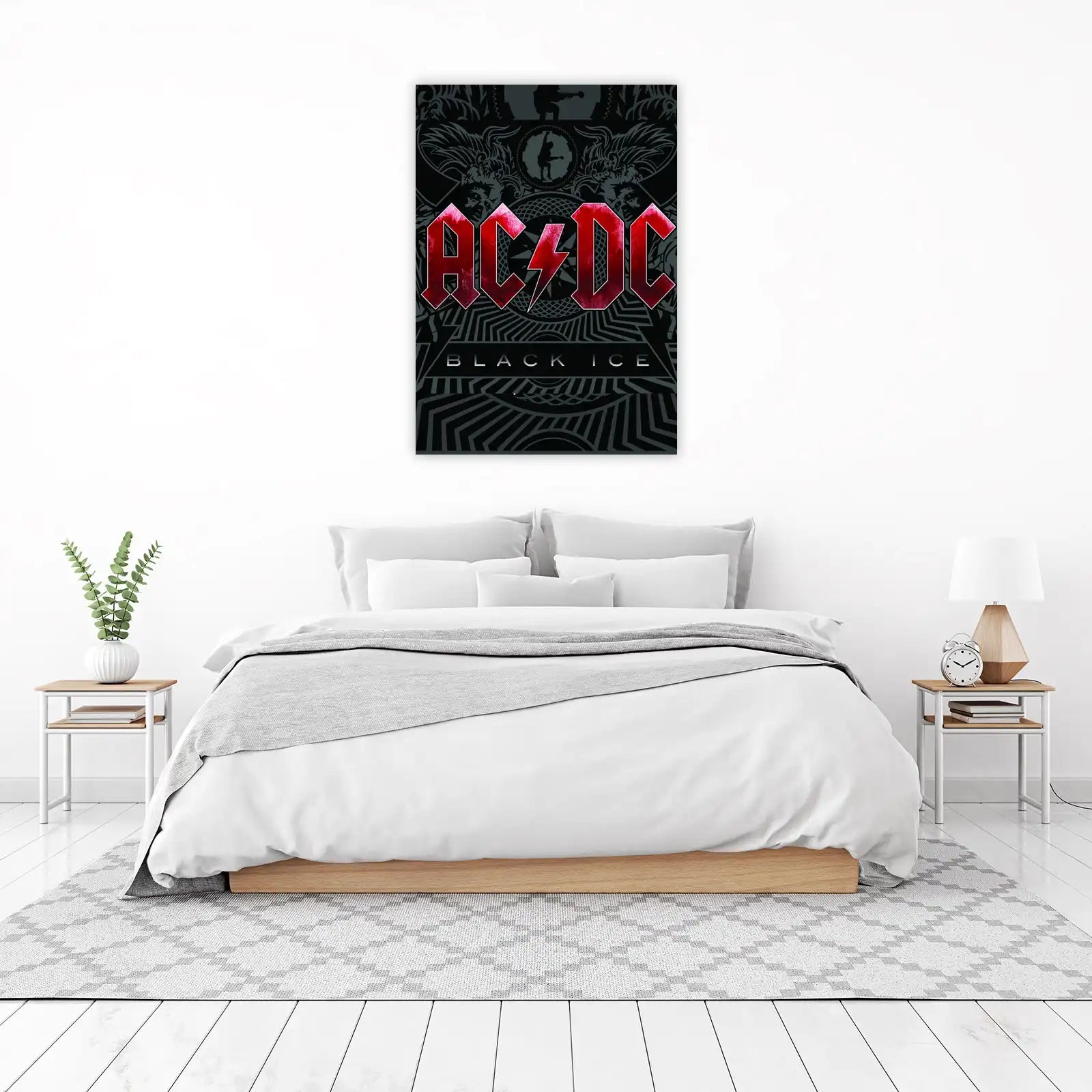 AC/DC Black Ice Rock Album Art Wall Art