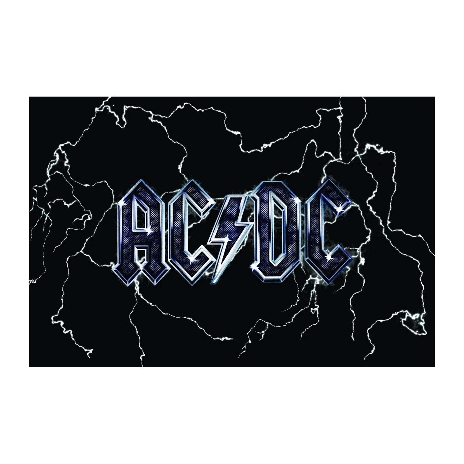 AC/DC Lightning Bolt Logo Wall Art
