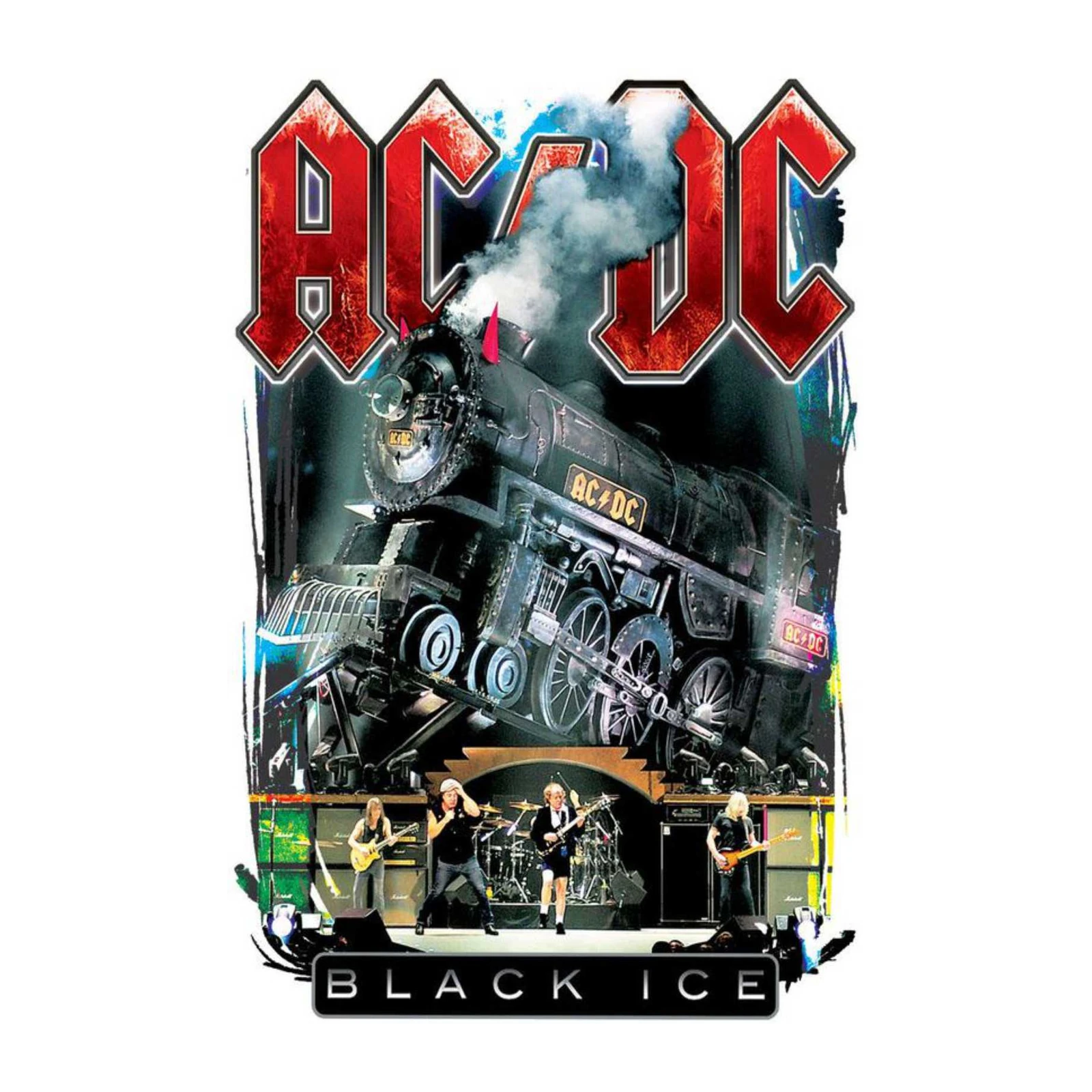 AC/DC Black Ice Train Rock Band Wall Art