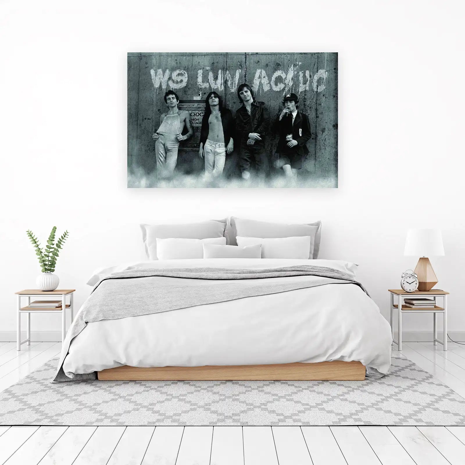 Iconic AC/DC High Voltage Band Wall Wall Art