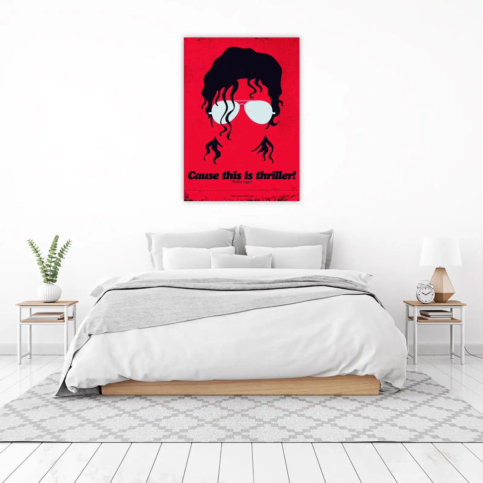 Michael Jackson Thriller Silhouette Wall Art