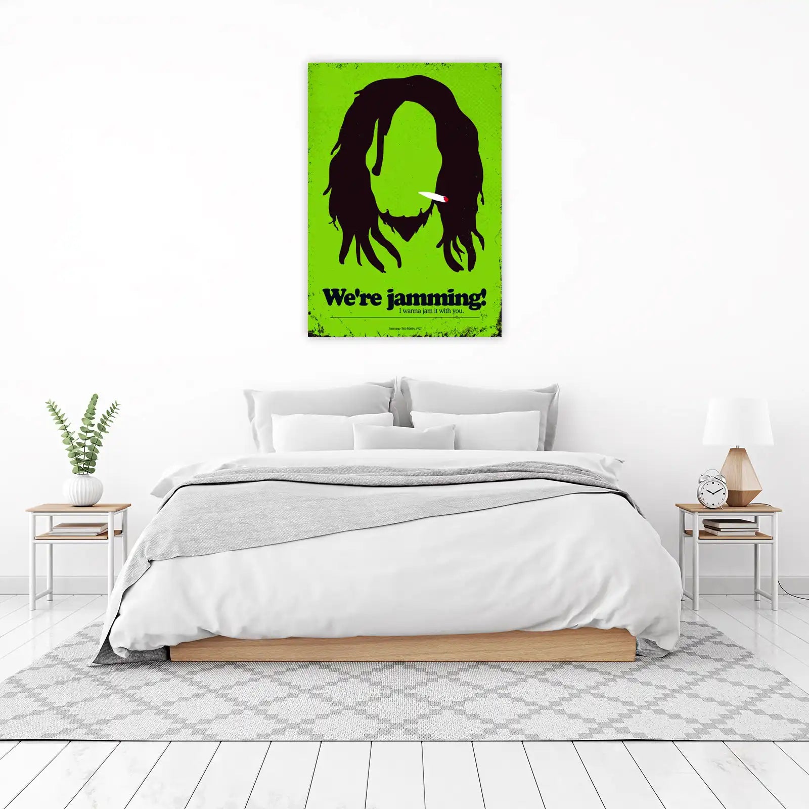 Bob Marley "We're Jamming" Poster Wall Art