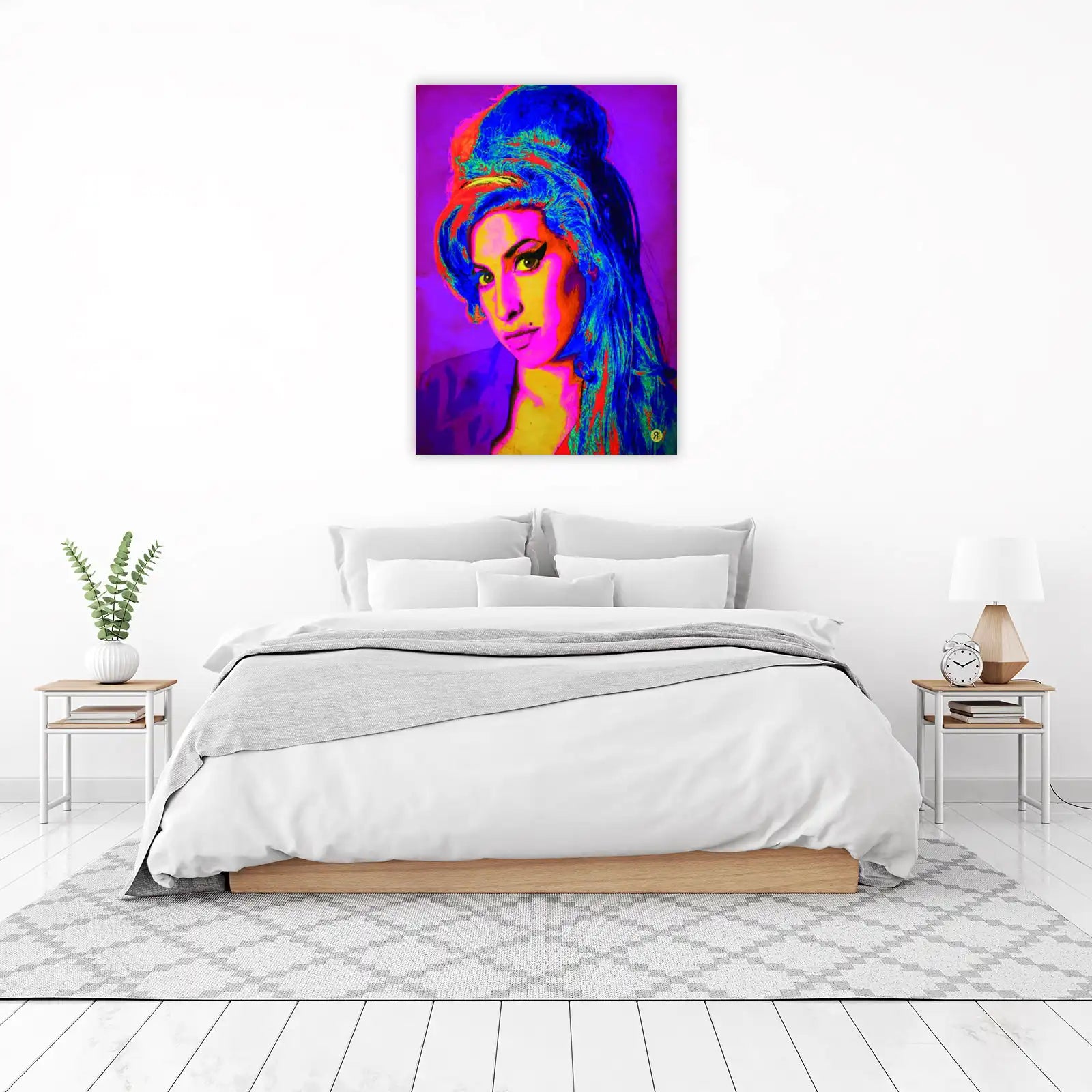 Vibrant Pop Art Portrait Wall Art