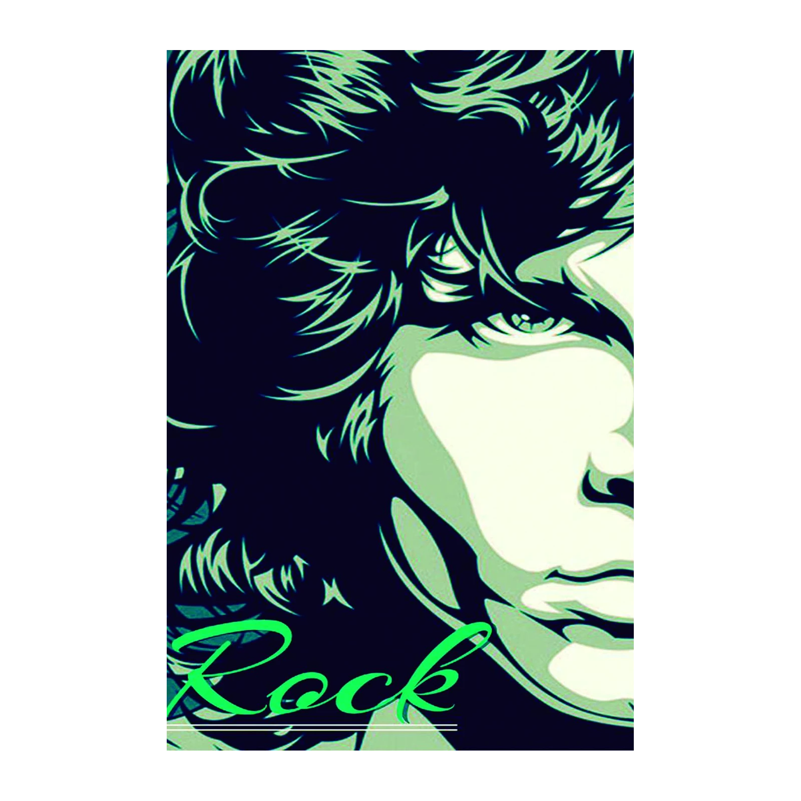 Iconic Rock Legend Portrait Wall Art