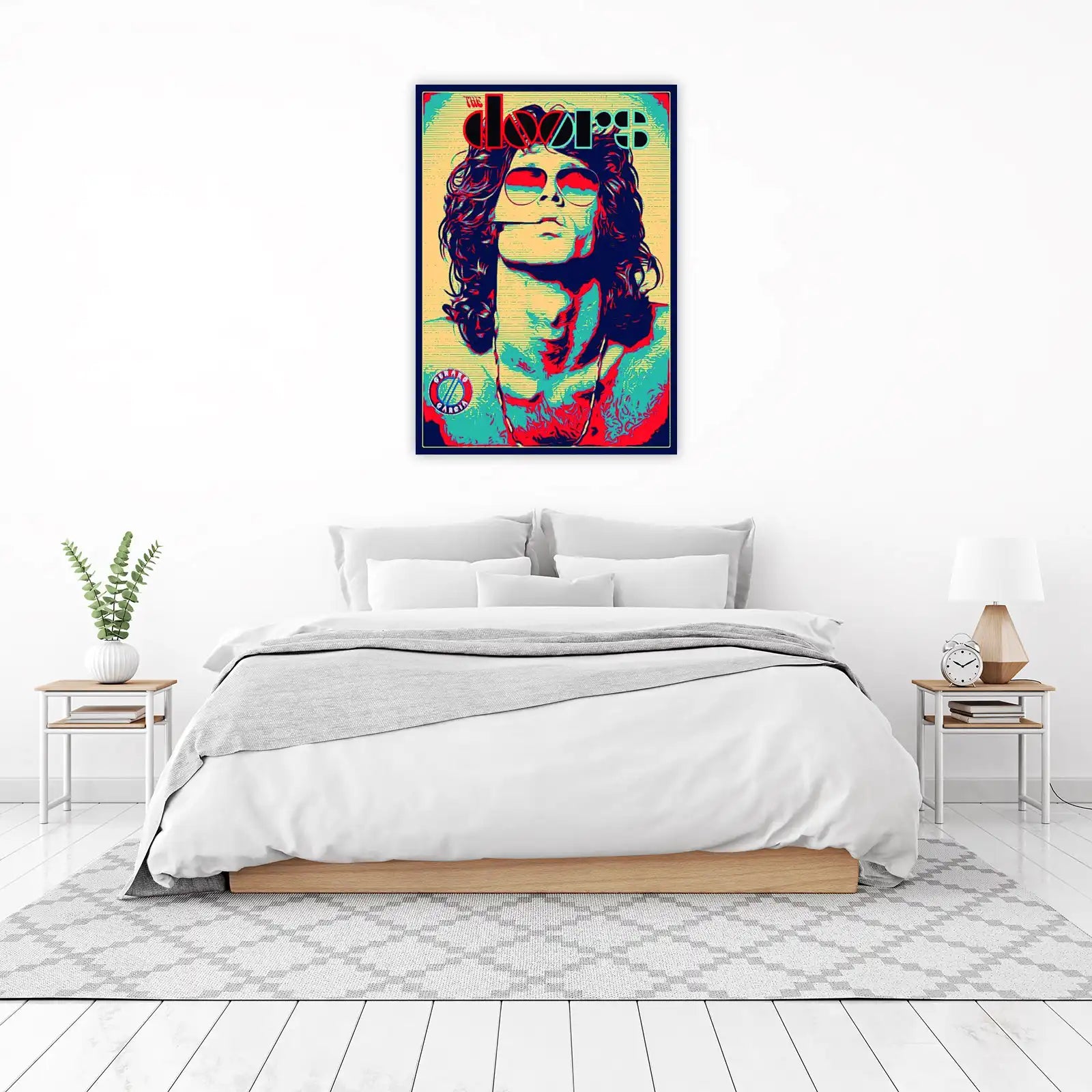 Jim Morrison Psychedelic Doors Wall Art
