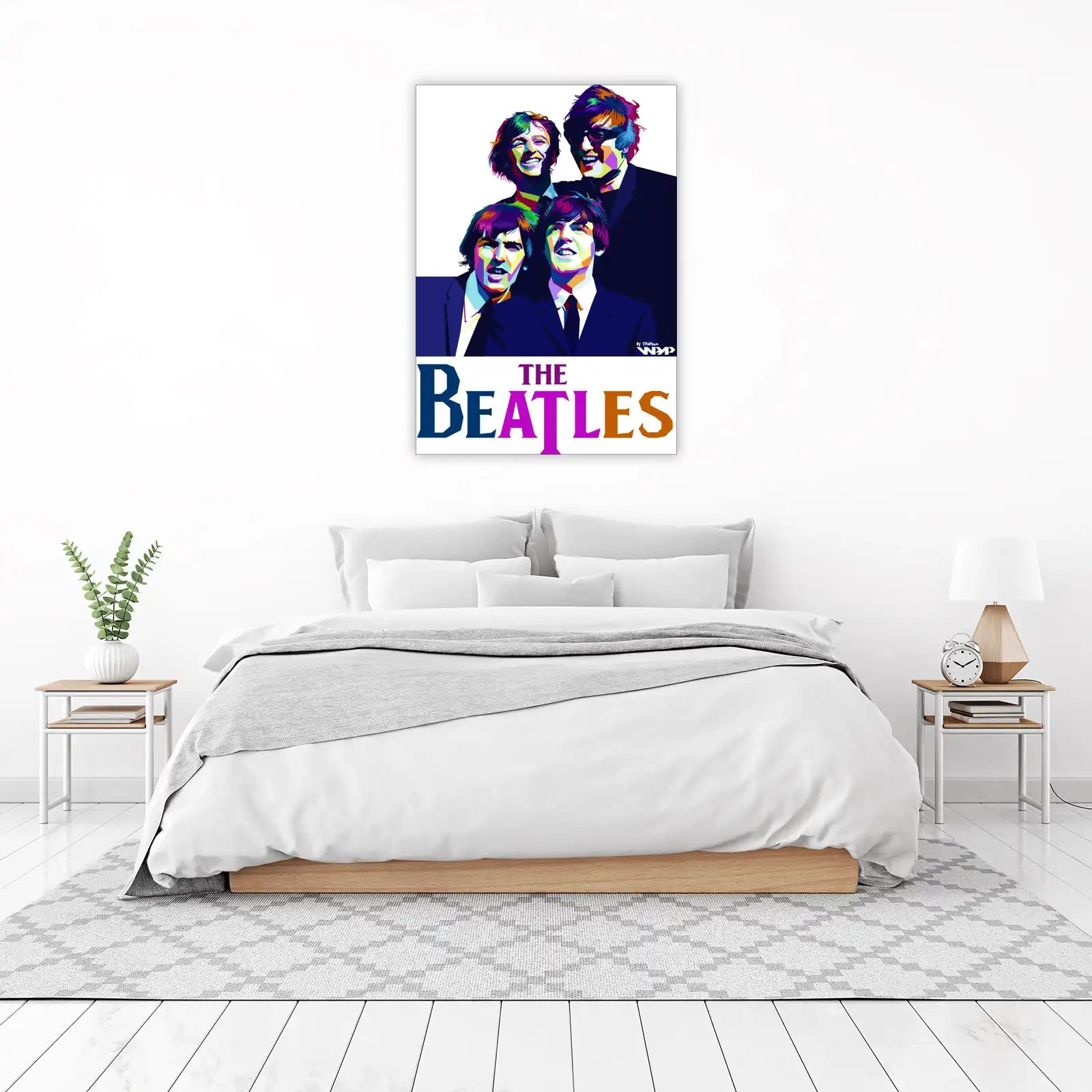 Vibrant Pop Art Beatles Wall Art