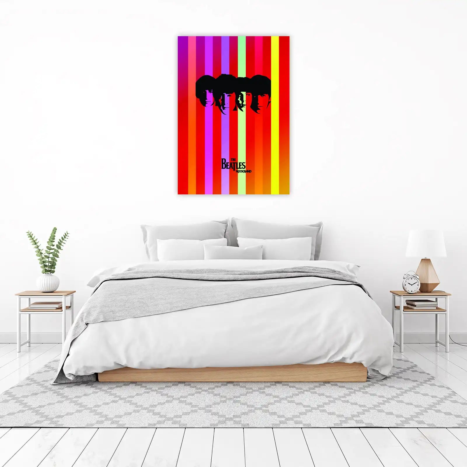 Vibrant Beatles Pop Art Wall Art