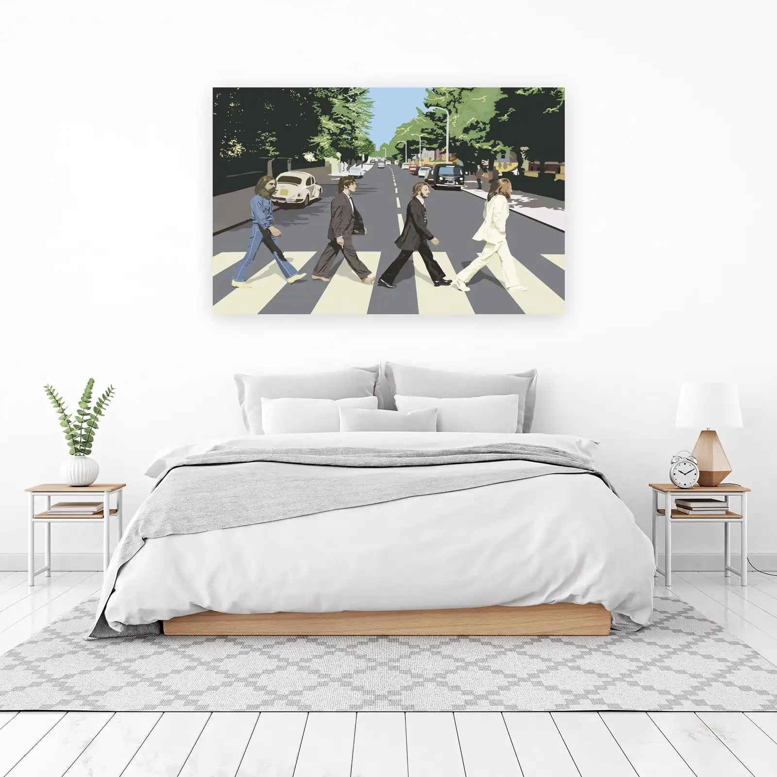 Iconic Abbey Road Band Crossing Wall Art