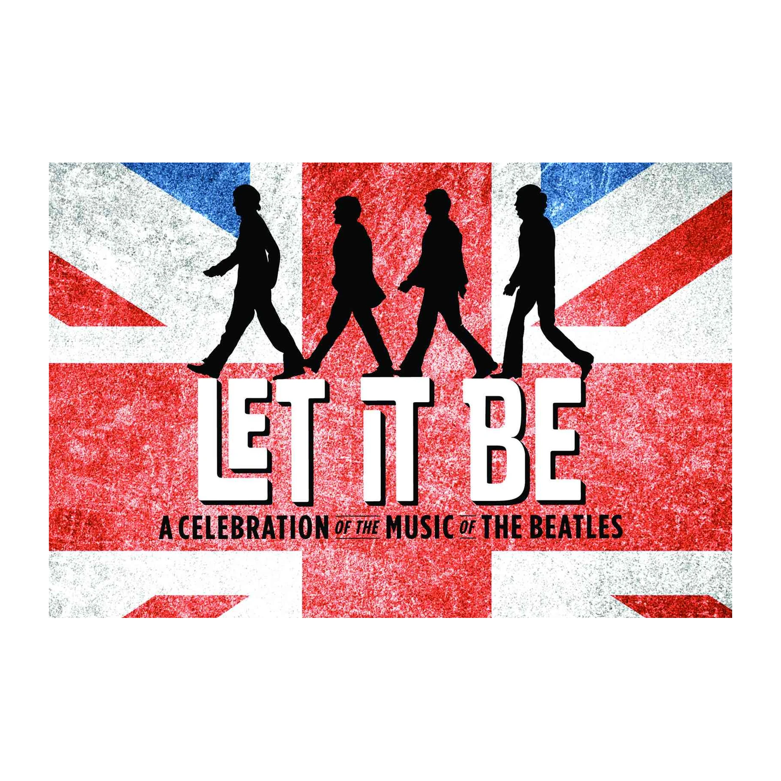 Beatles Abbey Road Union Jack Wall Art