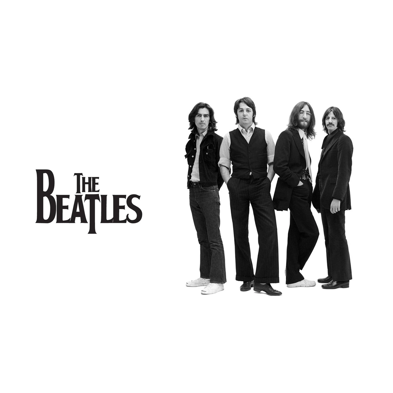 Iconic Beatles Band Photo Wall Art