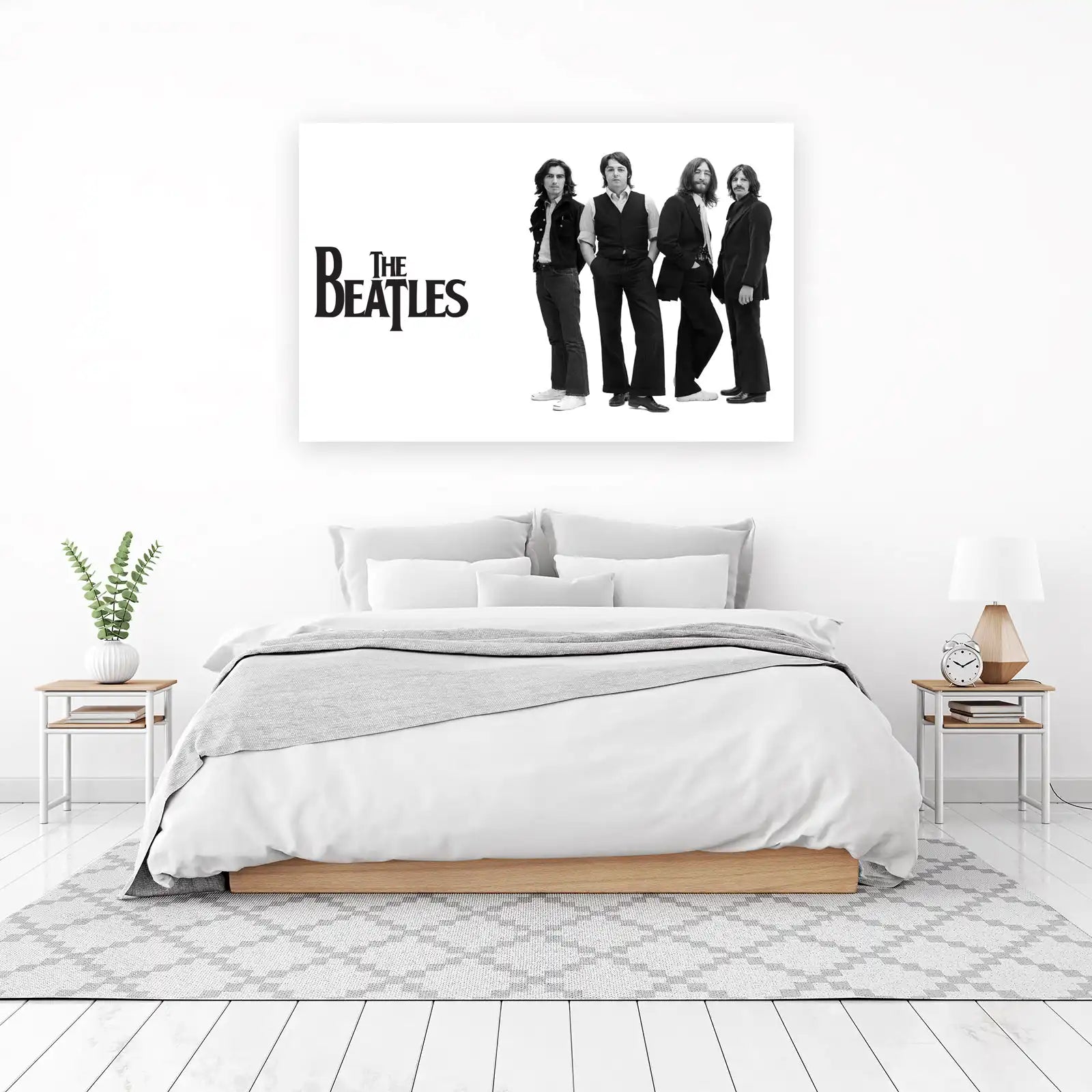 Iconic Beatles Band Photo Wall Art
