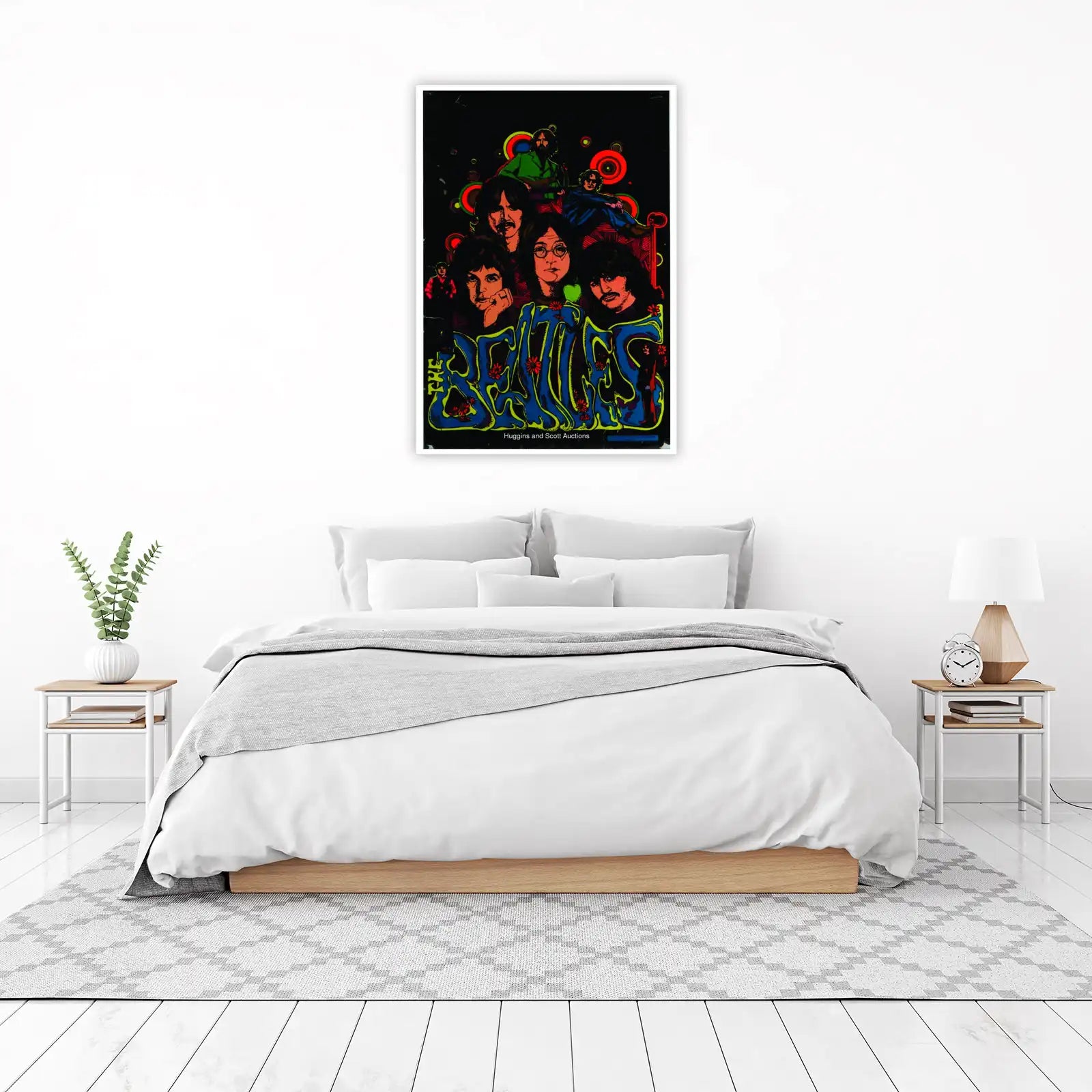 Psychedelic Beatles Portrait Wall Art