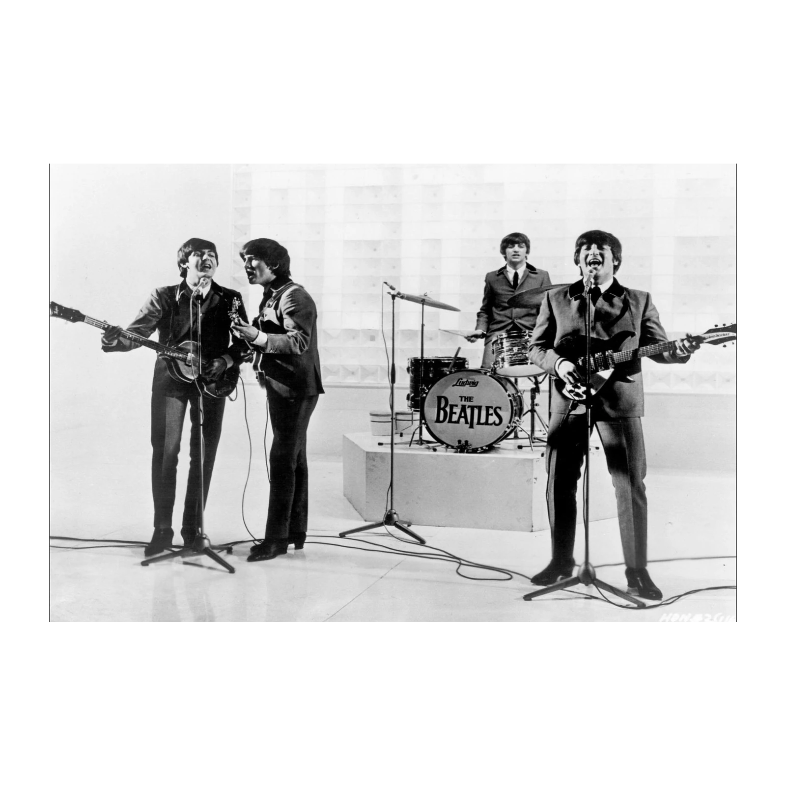 Iconic Beatles Performance Wall Art