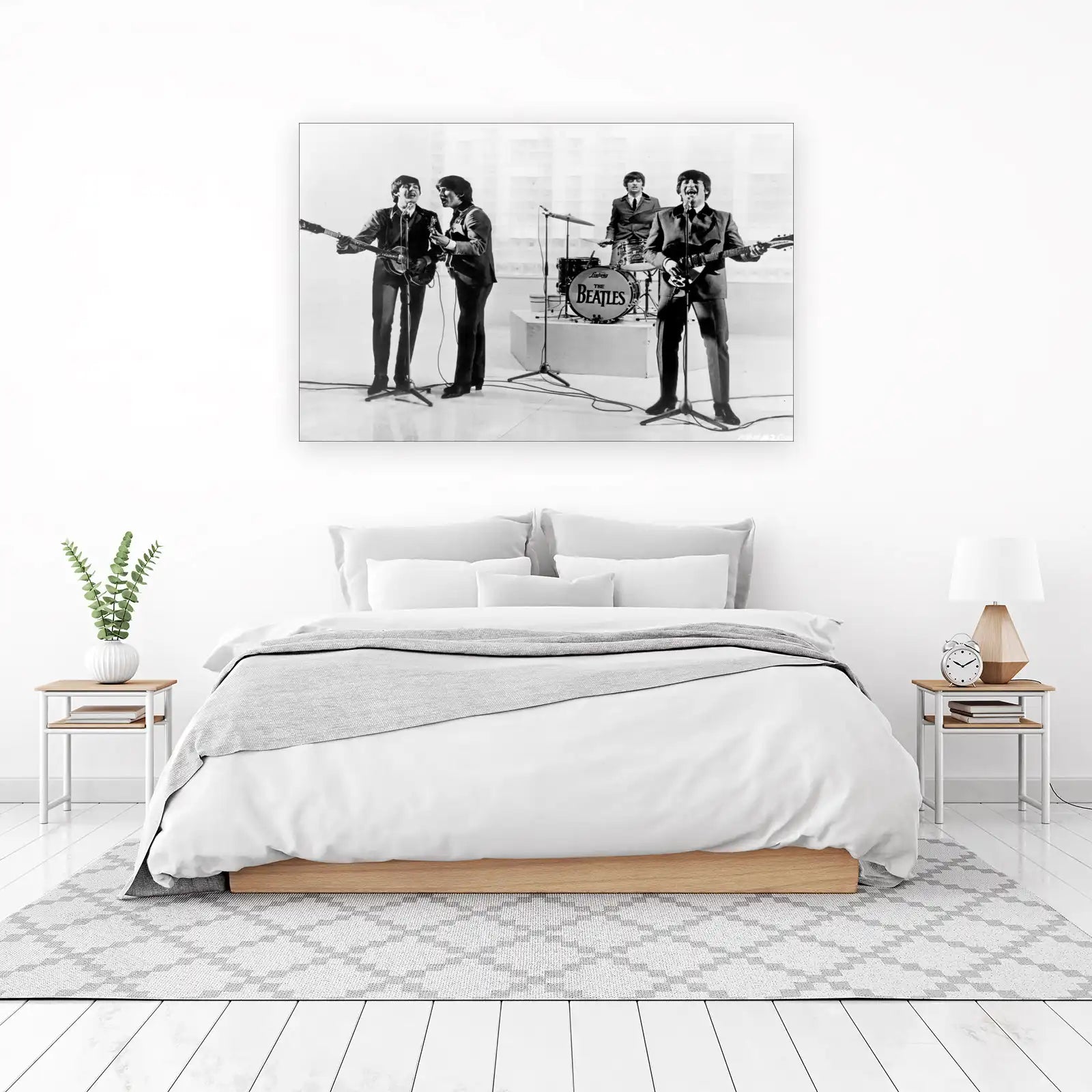 Iconic Beatles Performance Wall Art