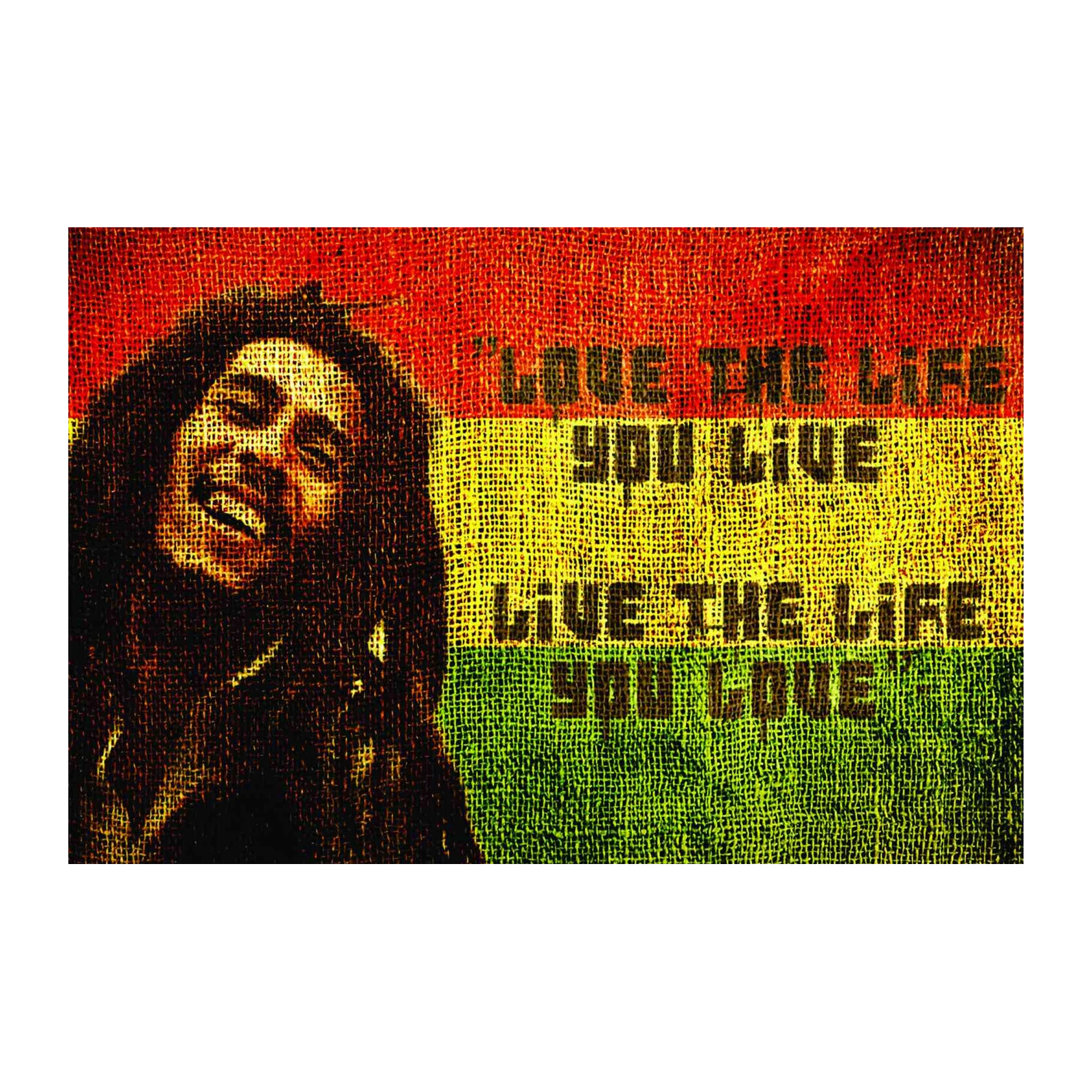 Bob Marley Reggae Quote Wall Art