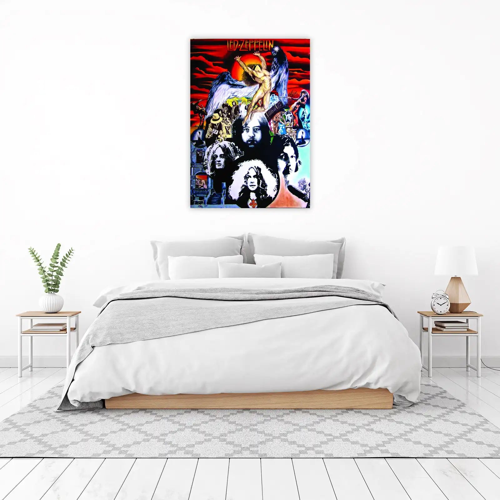 Led Zeppelin Montage Wall Art Wall Art