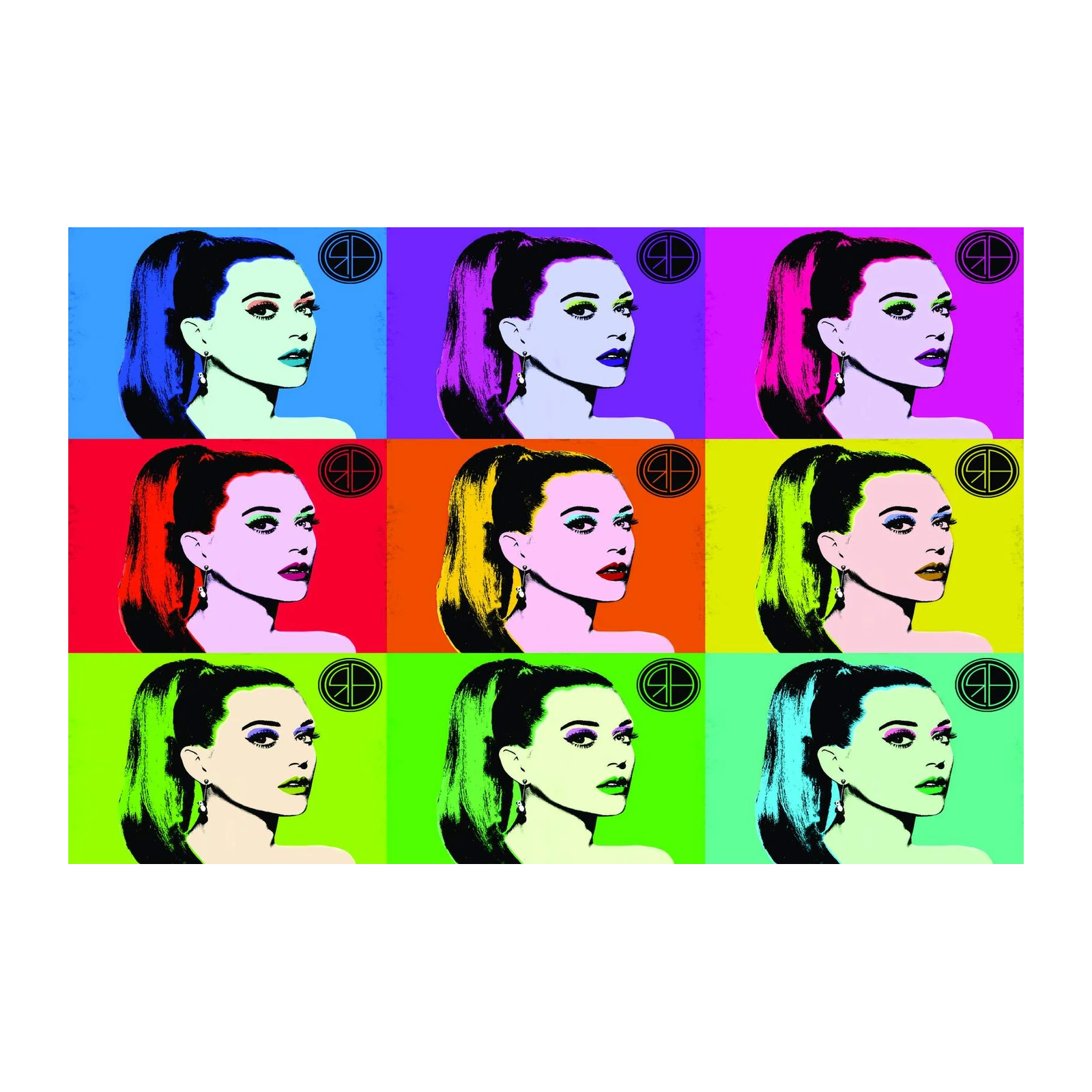 Vibrant Pop Art Portrait Wall Art