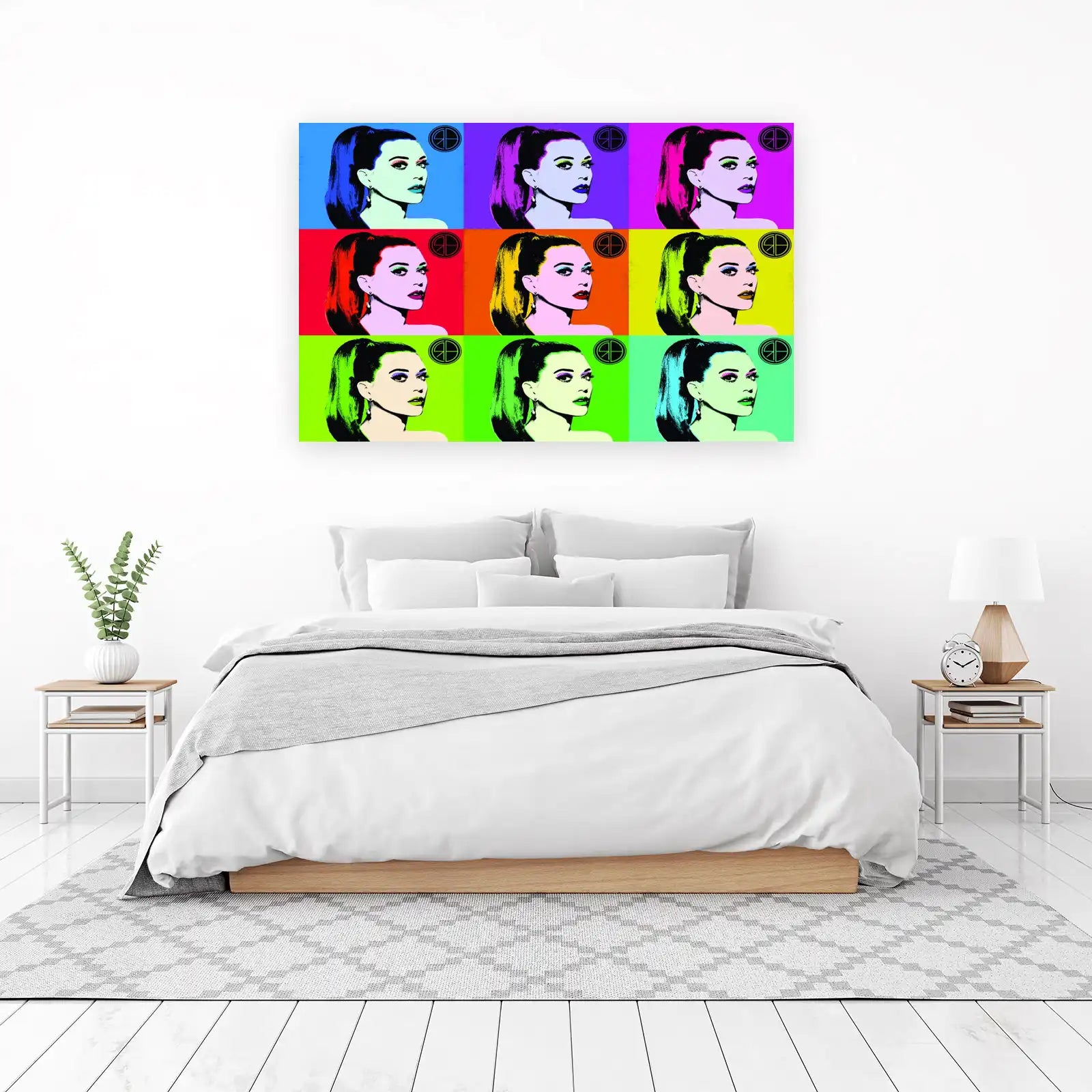 Vibrant Pop Art Portrait Wall Art
